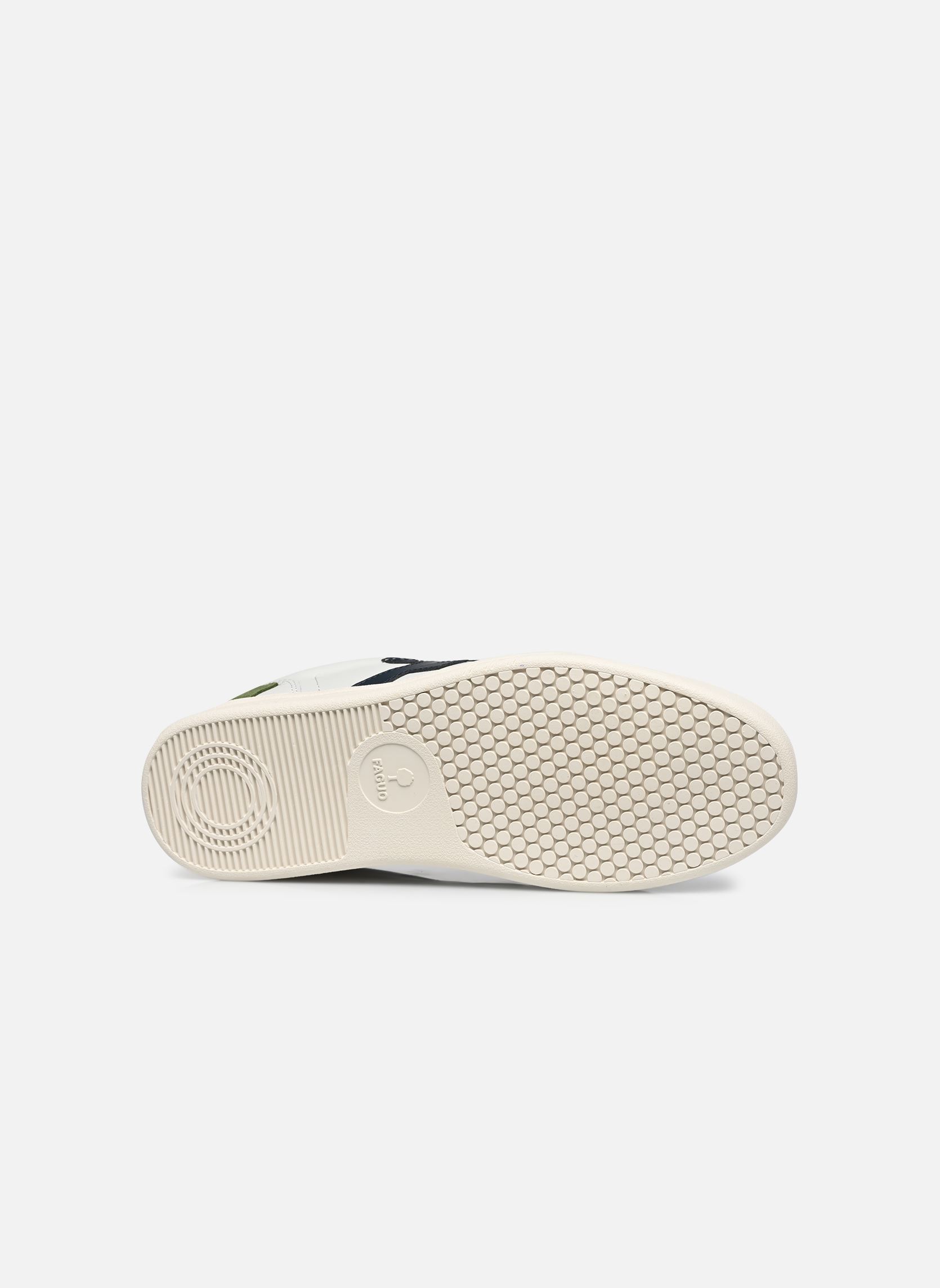 Niedrige Sneaker HAZEL LEATHER SUEDE M herren weiß Faguo Niedrige Sneaker HAZEL LEATHER SUEDE M herren weiß WHITE/KAKI
