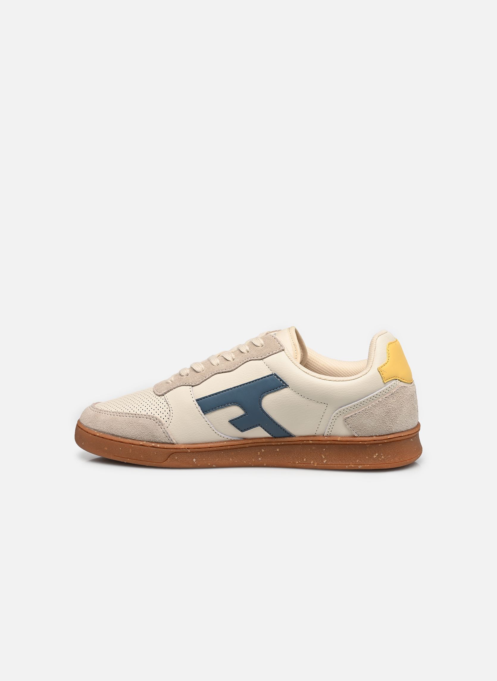 Baskets basses HAZEL LEATHER SUEDE M homme beige Faguo Baskets basses HAZEL LEATHER SUEDE M homme beige CREAM/YELLOW