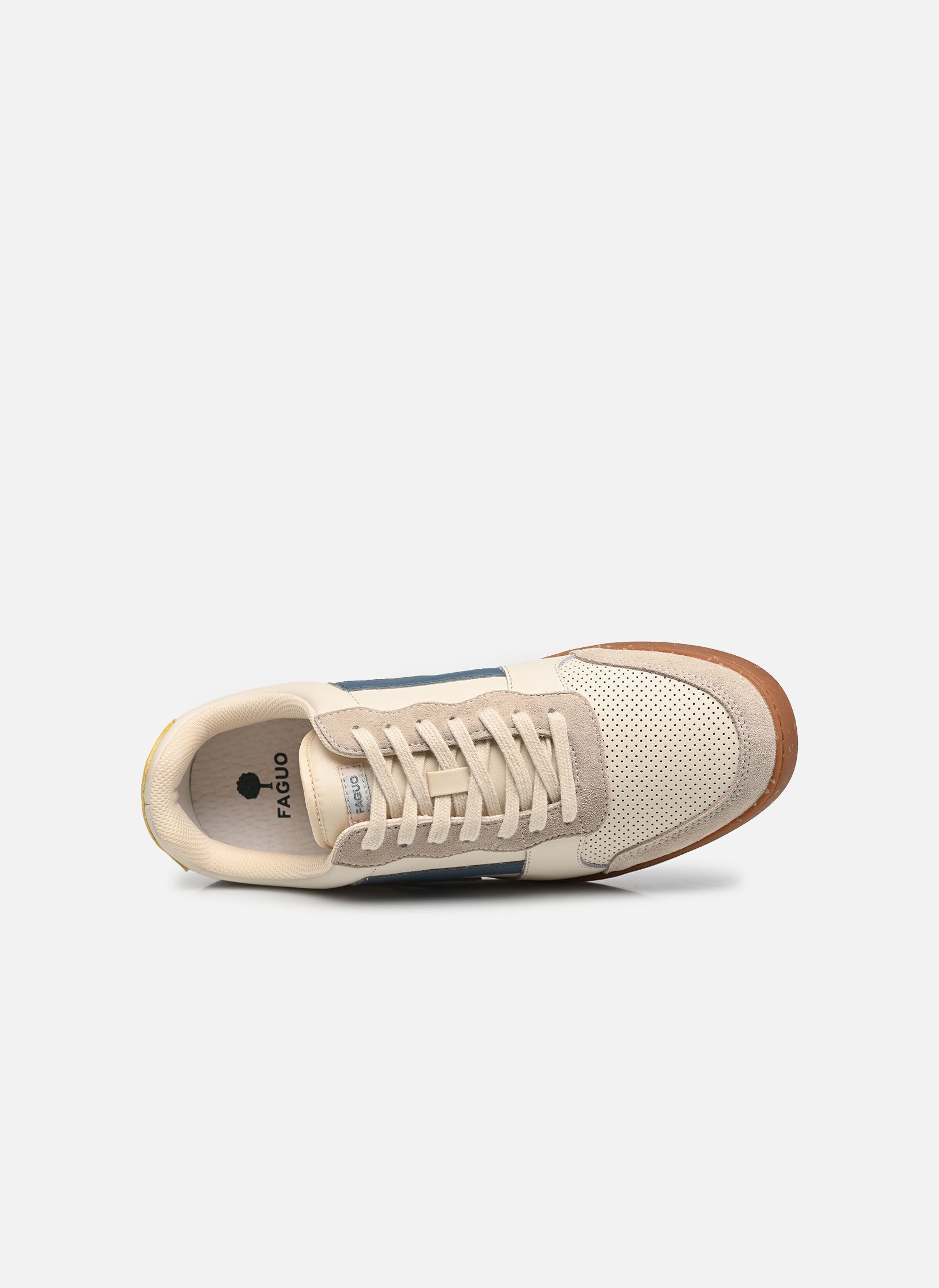 Baskets basses HAZEL LEATHER SUEDE M homme beige Faguo Baskets basses HAZEL LEATHER SUEDE M homme beige CREAM/YELLOW