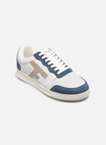 Niedrige Sneaker HAZEL LEATHER SUEDE M herren weiß