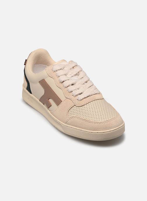Faguo Baskets basses HAZEL LEATHER SUEDE W femme beige