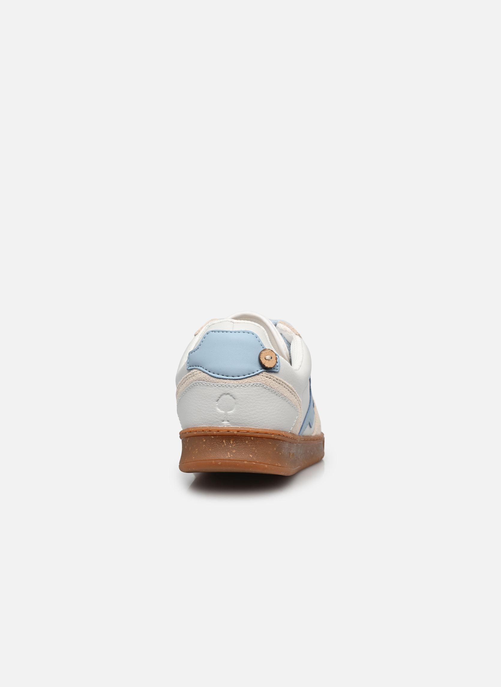 Baskets basses HAZEL LEATHER SUEDE W femme beige Faguo Baskets basses HAZEL LEATHER SUEDE W femme beige ECRU/LIGHT BLUE