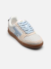 Baskets basses HAZEL LEATHER SUEDE W femme beige Faguo Baskets basses HAZEL LEATHER SUEDE W femme beige ECRU/LIGHT BLUE