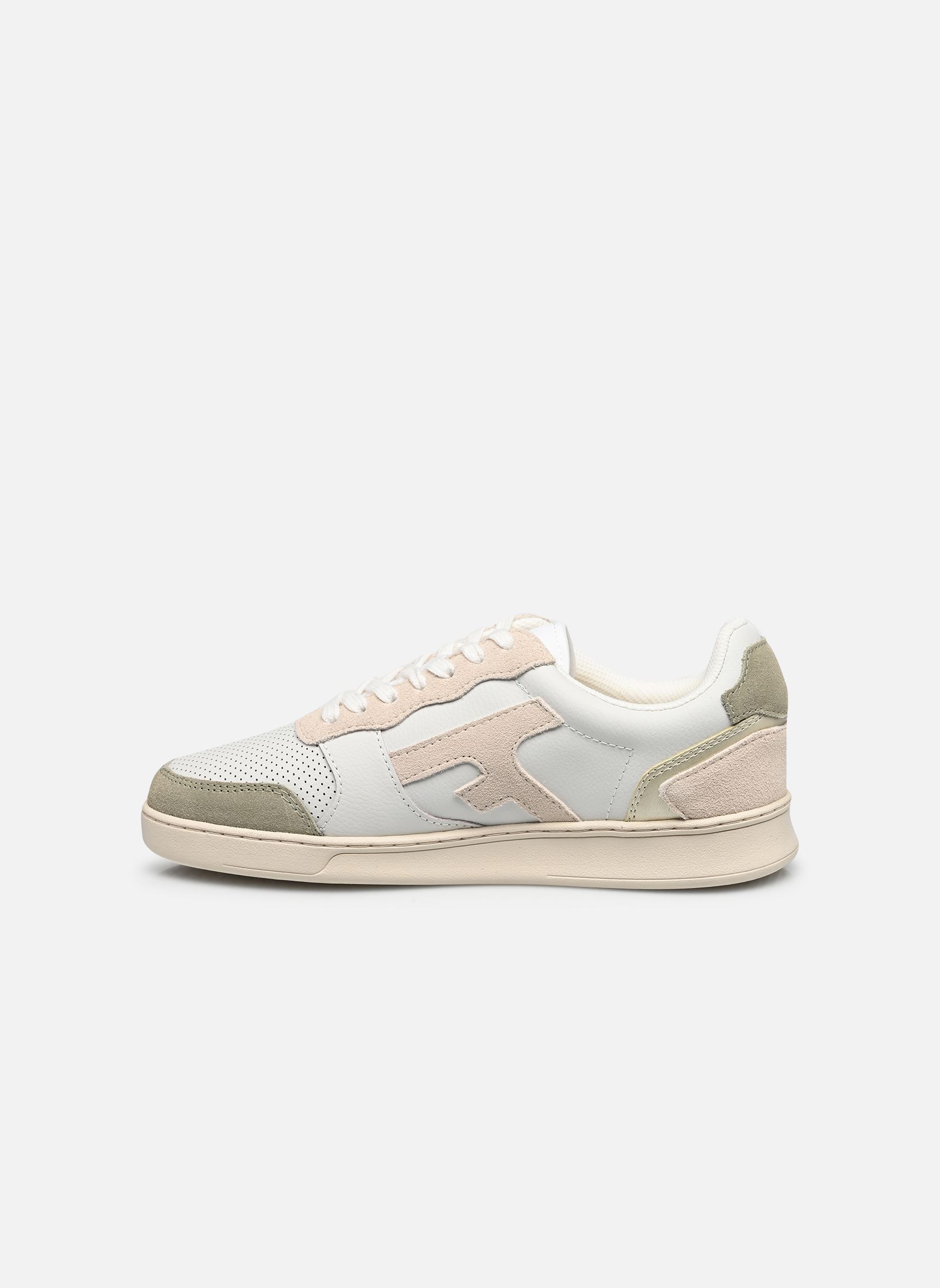 Niedrige Sneaker HAZEL LEATHER SUEDE W damen weiß Faguo Niedrige Sneaker HAZEL LEATHER SUEDE W damen weiß WHITE/LIGHT OCEAN