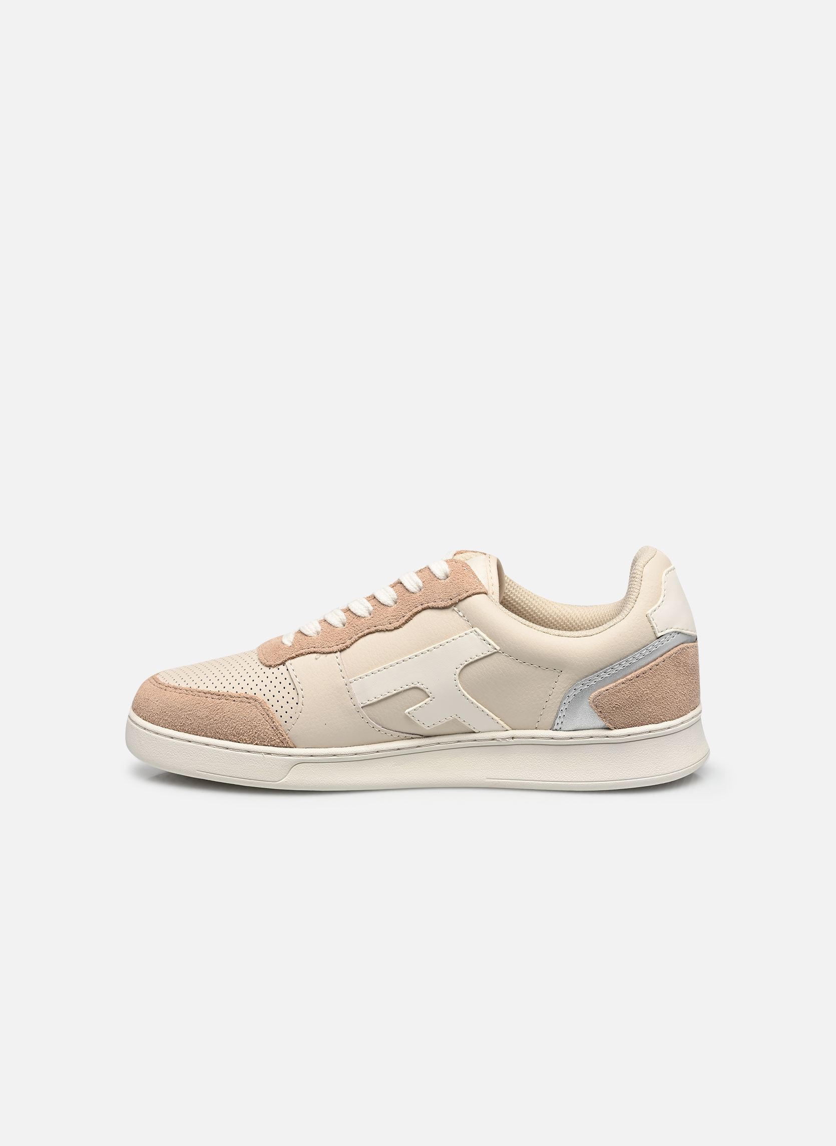 Niedrige Sneaker HAZEL LEATHER SUEDE W damen beige Faguo Niedrige Sneaker HAZEL LEATHER SUEDE W damen beige CREAM/SILVER