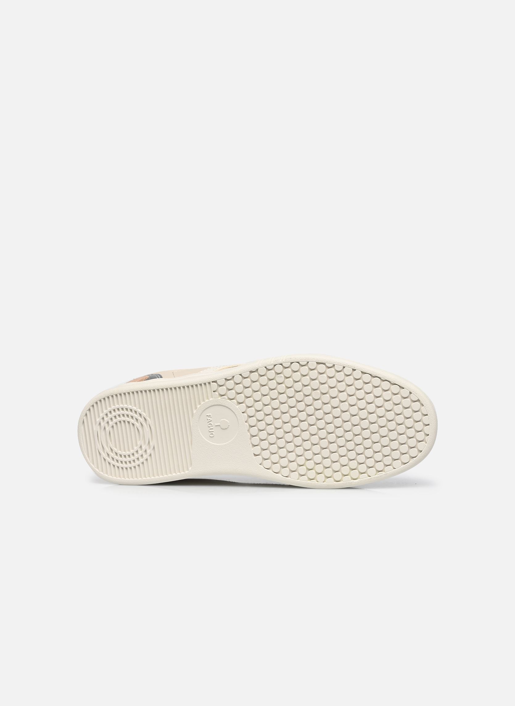 Niedrige Sneaker HAZEL LEATHER SUEDE W damen beige Faguo Niedrige Sneaker HAZEL LEATHER SUEDE W damen beige CREAM/SILVER