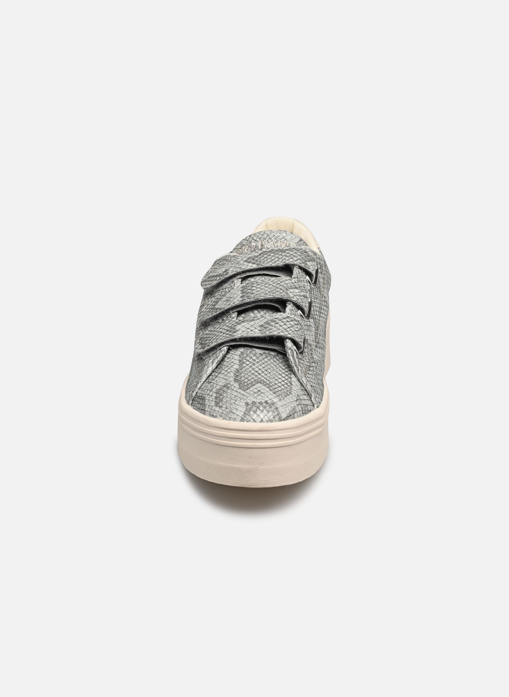 Baskets basses PLATO M STRAPS femme gris No Name Baskets basses PLATO M STRAPS femme gris JADE