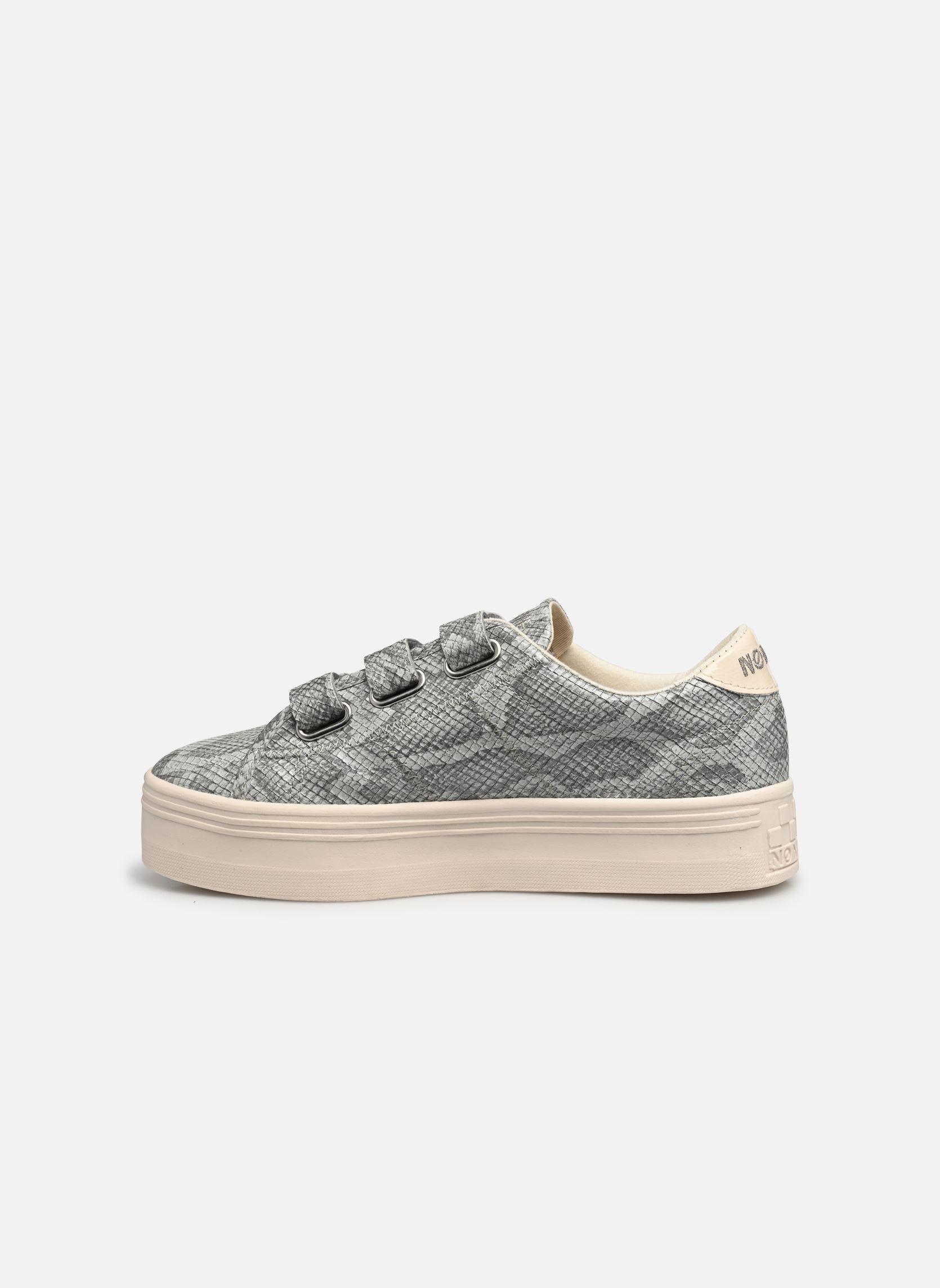 Baskets basses PLATO M STRAPS femme gris No Name Baskets basses PLATO M STRAPS femme gris JADE