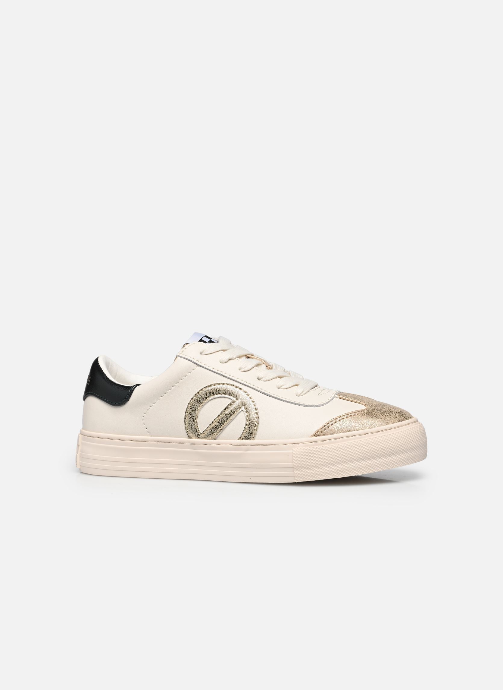 Baskets basses ARCADE SIDE femme blanc No Name Baskets basses ARCADE SIDE femme blanc DOVE/ GOLD /CEDRE