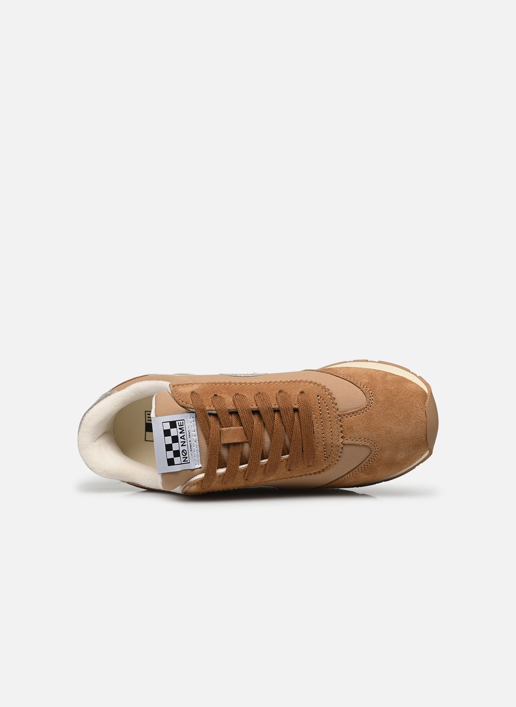 Lage sneakers City Run Jogger dames beige No Name Lage sneakers City Run Jogger dames beige BROWNNUTS