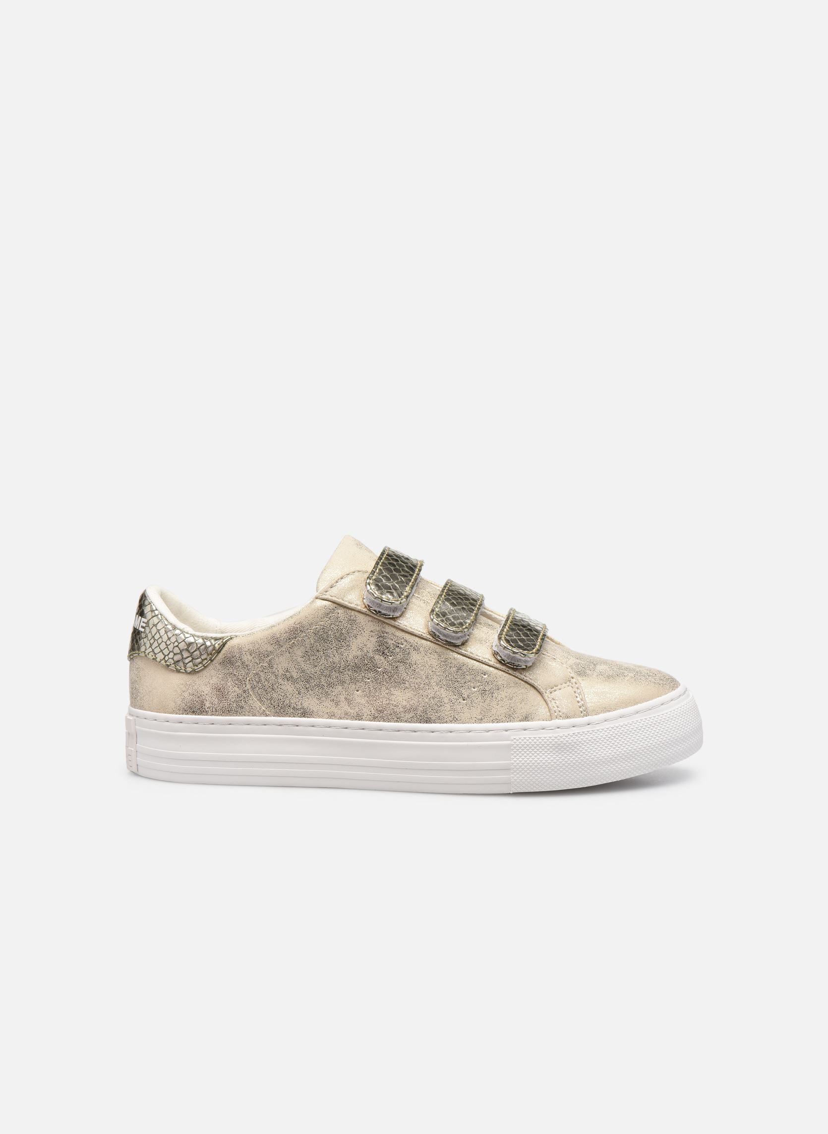 Lage sneakers ARCADE STRAPS GLOOM REPTIL dames goud en brons No Name Lage sneakers ARCADE STRAPS GLOOM REPTIL dames goud en brons AMANDE L.GOLD