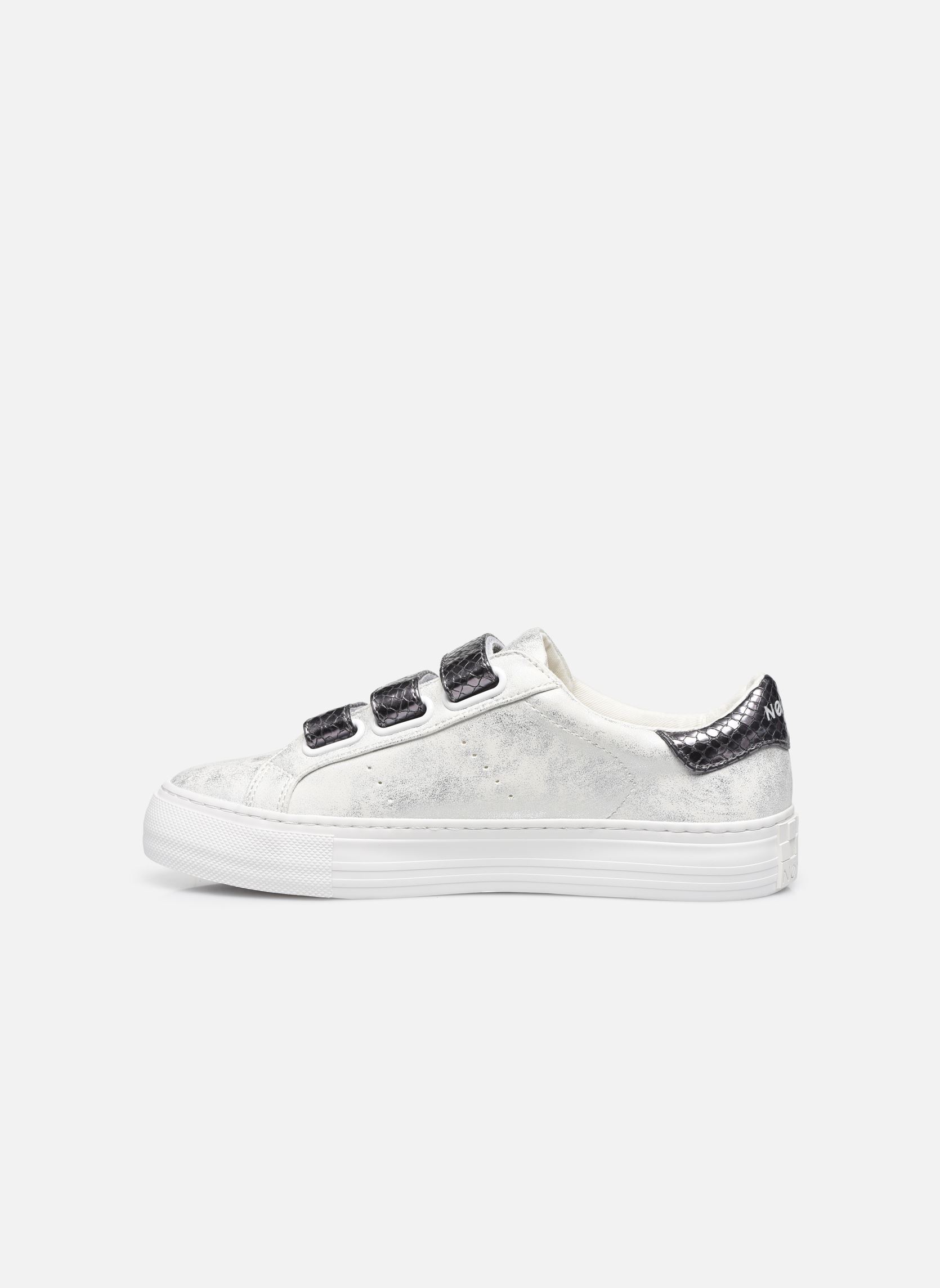 Niedrige Sneaker ARCADE STRAPS GLOOM REPTIL damen silber No Name Niedrige Sneaker ARCADE STRAPS GLOOM REPTIL damen silber Silver/Sky