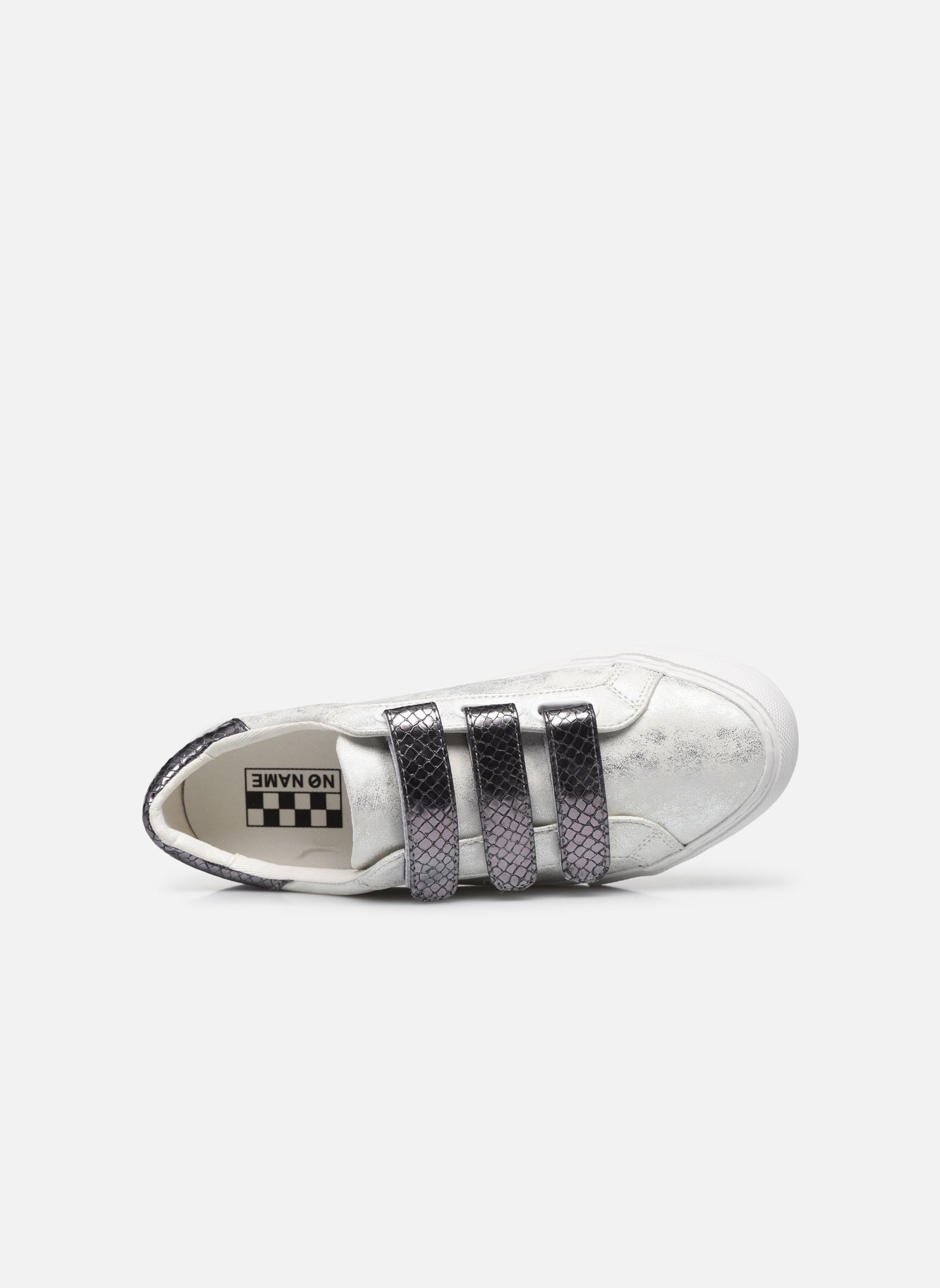 Niedrige Sneaker ARCADE STRAPS GLOOM REPTIL damen silber No Name Niedrige Sneaker ARCADE STRAPS GLOOM REPTIL damen silber Silver/Sky