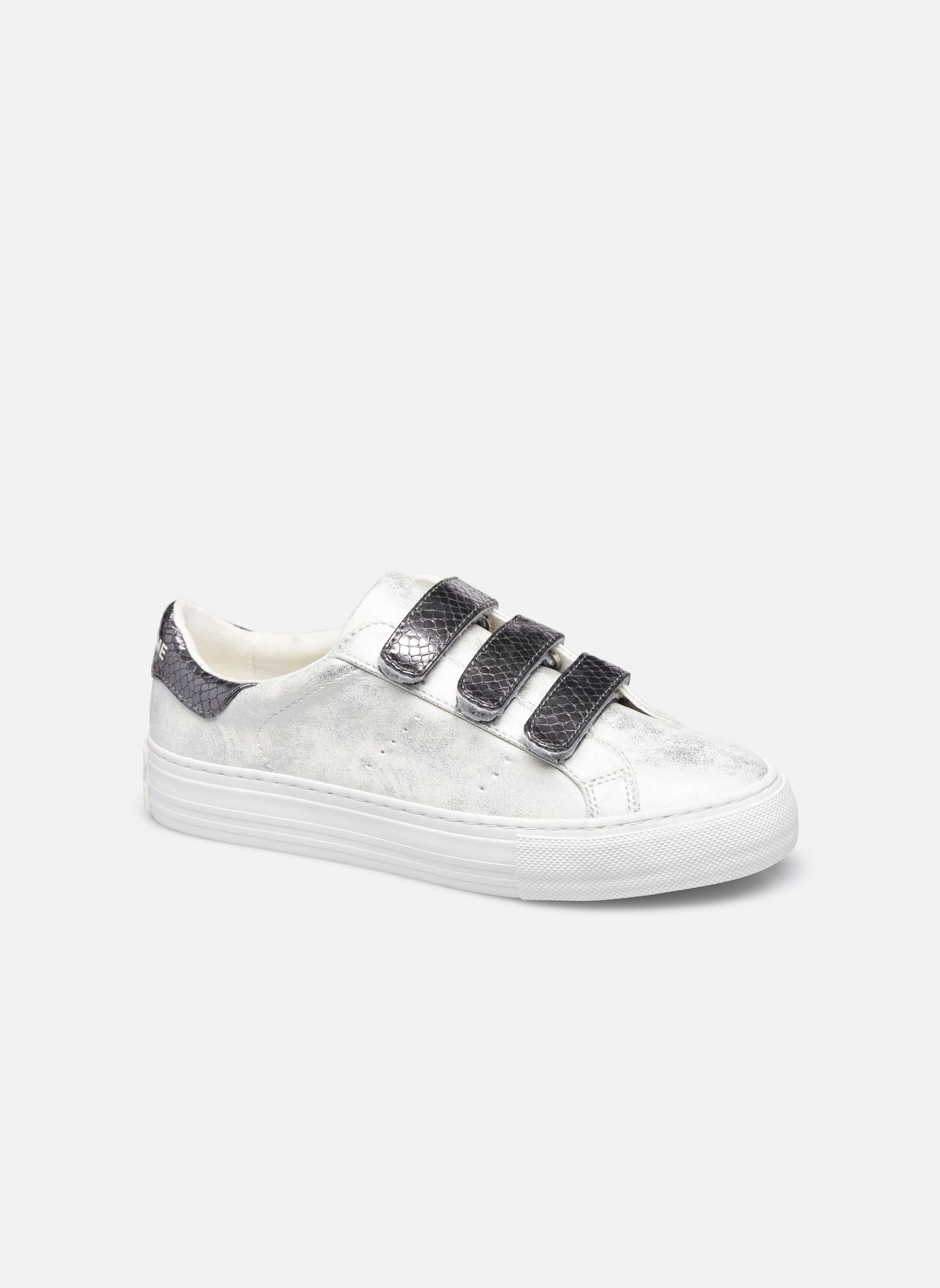 Niedrige Sneaker ARCADE STRAPS GLOOM REPTIL damen silber No Name Niedrige Sneaker ARCADE STRAPS GLOOM REPTIL damen silber Silver/Sky