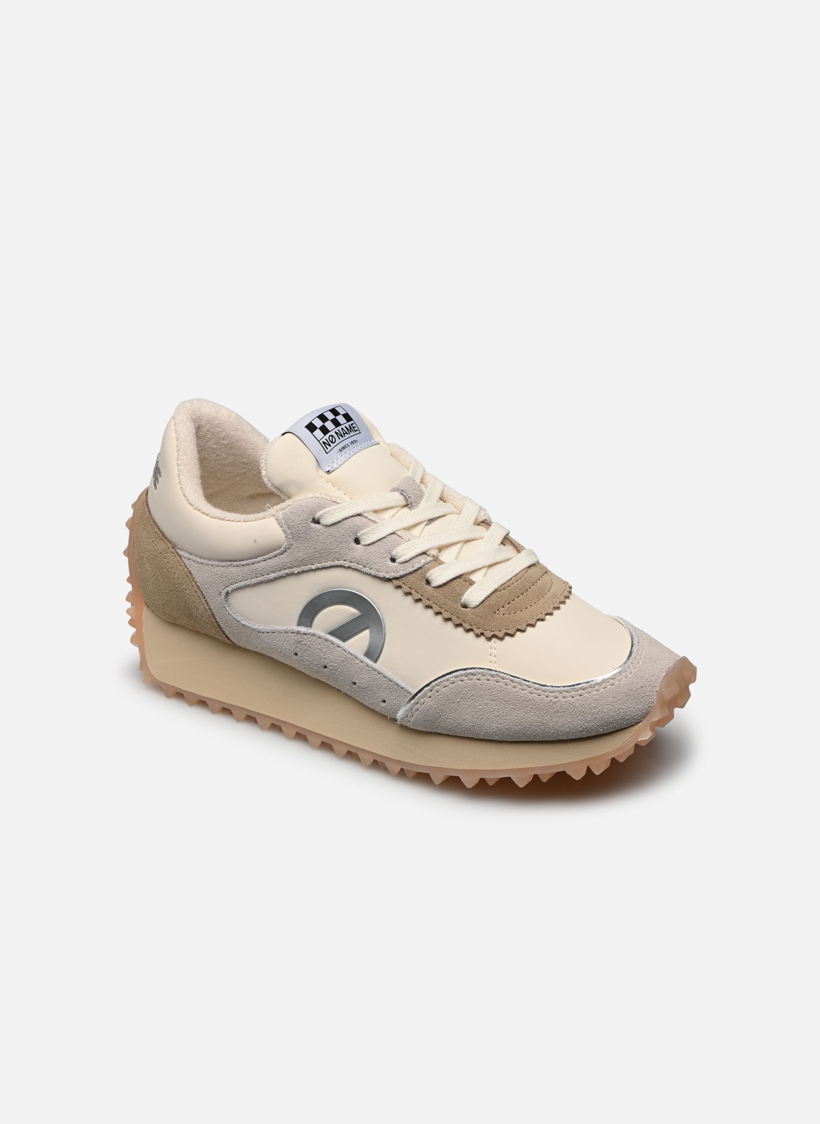 No Name Baskets Baskets - PUNKY JOGGER femme beige | Sarenza