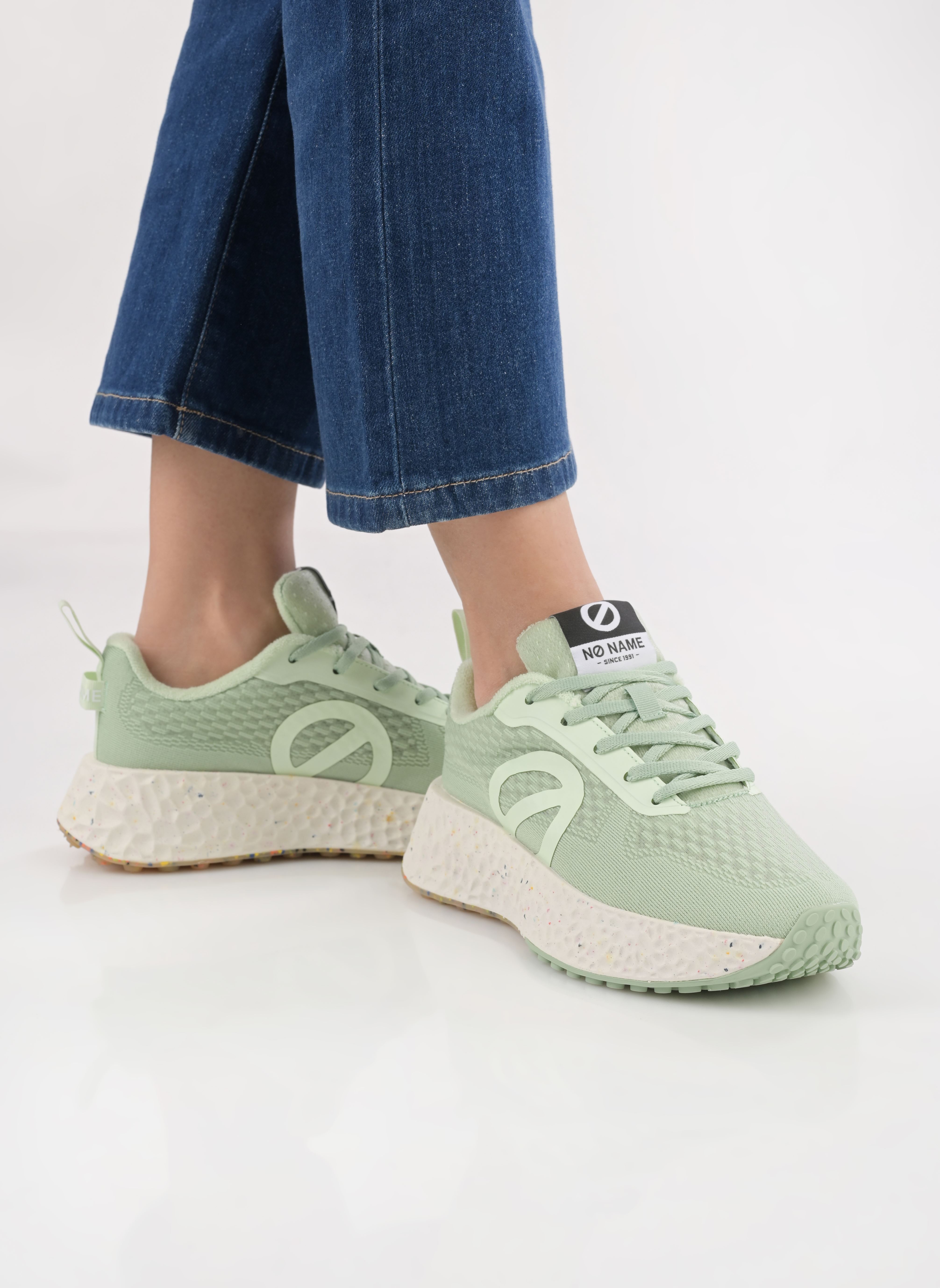 Lage sneakers Carter Fly dames groen No Name Lage sneakers Carter Fly dames groen JADE