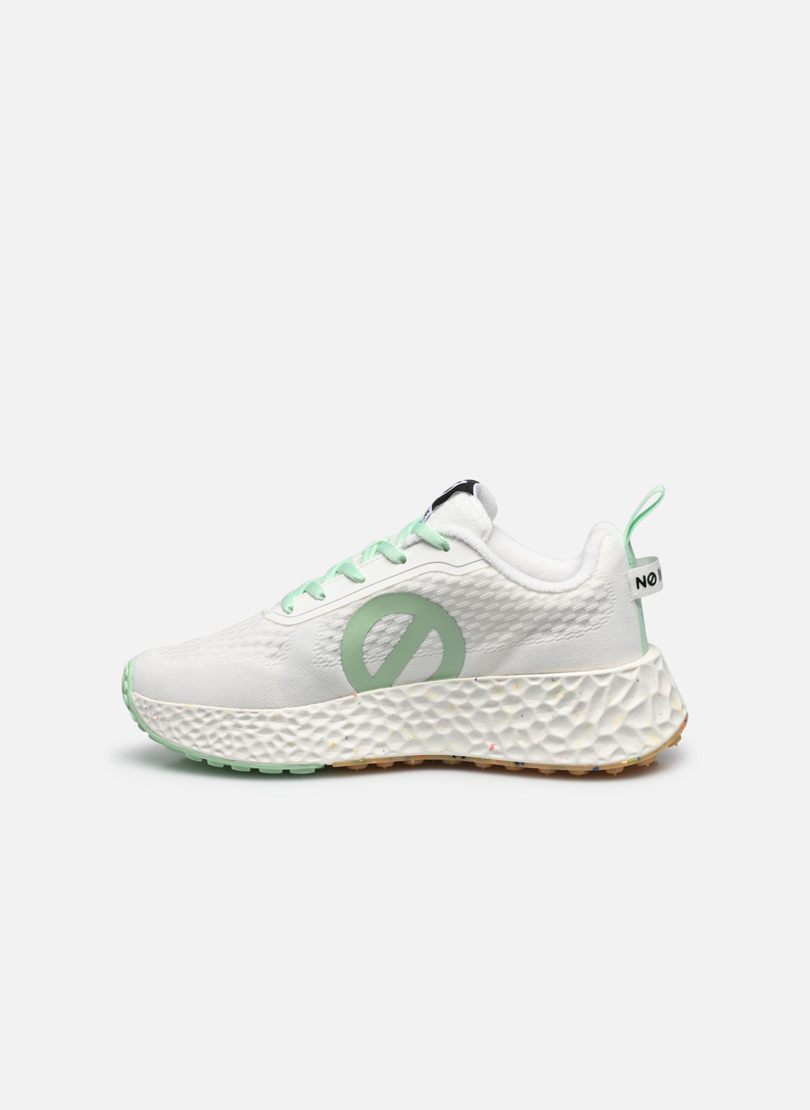 Lage sneakers Carter Fly dames wit No Name Lage sneakers Carter Fly dames wit WHITE/P.GREEN