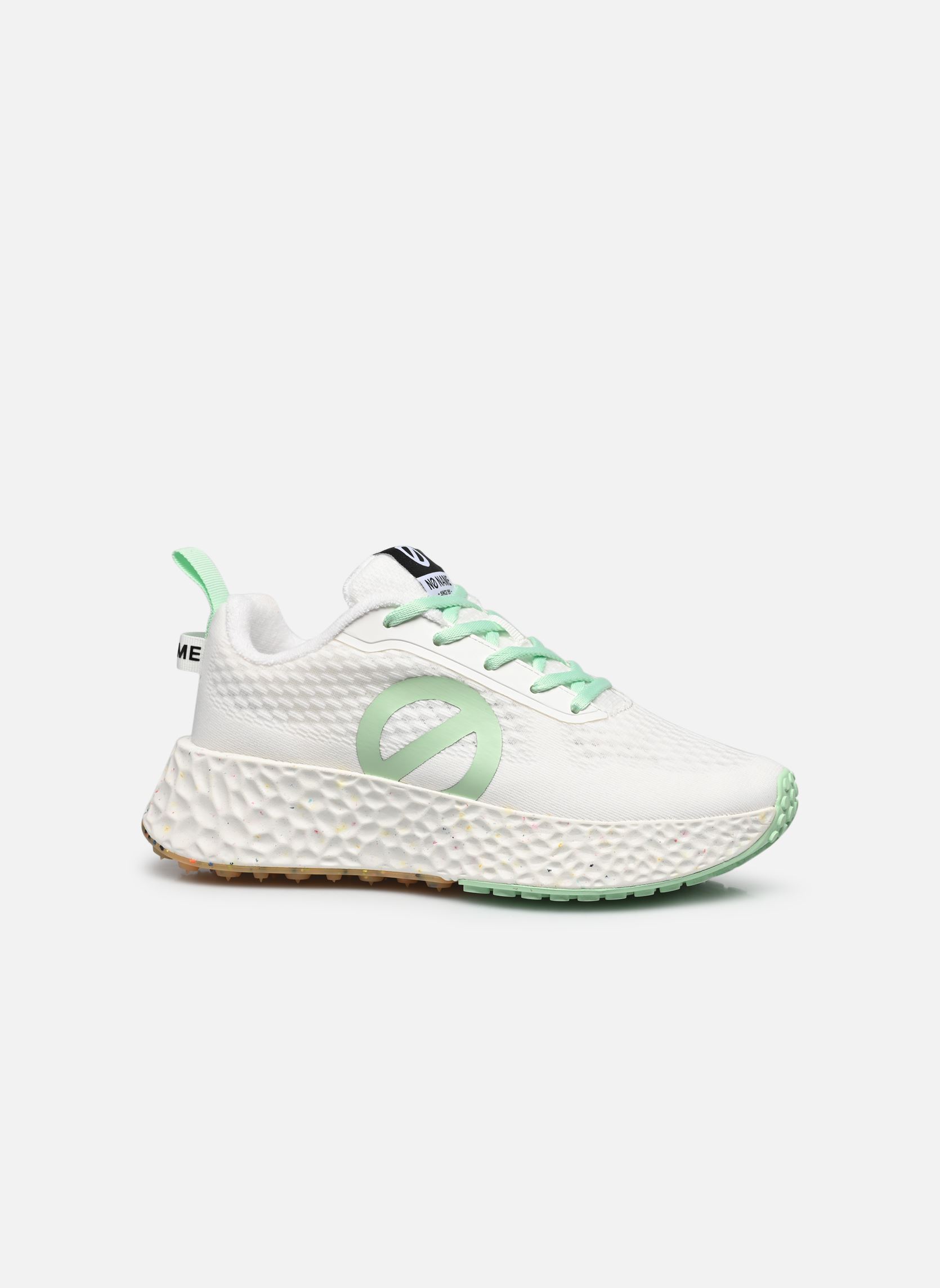 Lage sneakers Carter Fly dames wit No Name Lage sneakers Carter Fly dames wit WHITE/P.GREEN