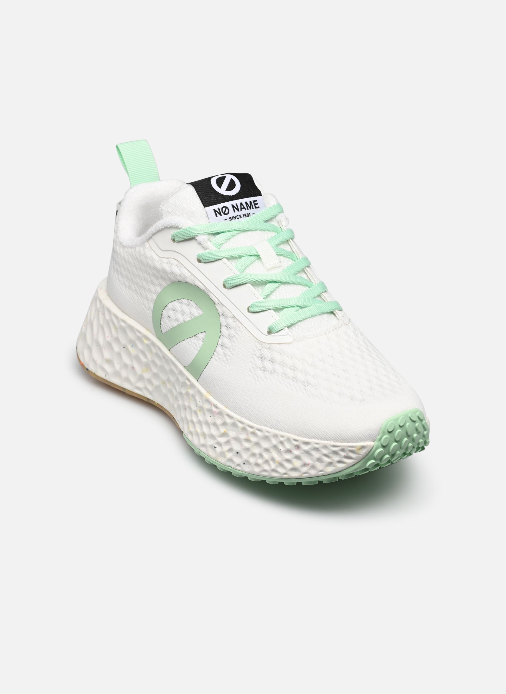 Lage sneakers Carter Fly dames wit No Name Lage sneakers Carter Fly dames wit WHITE/P.GREEN