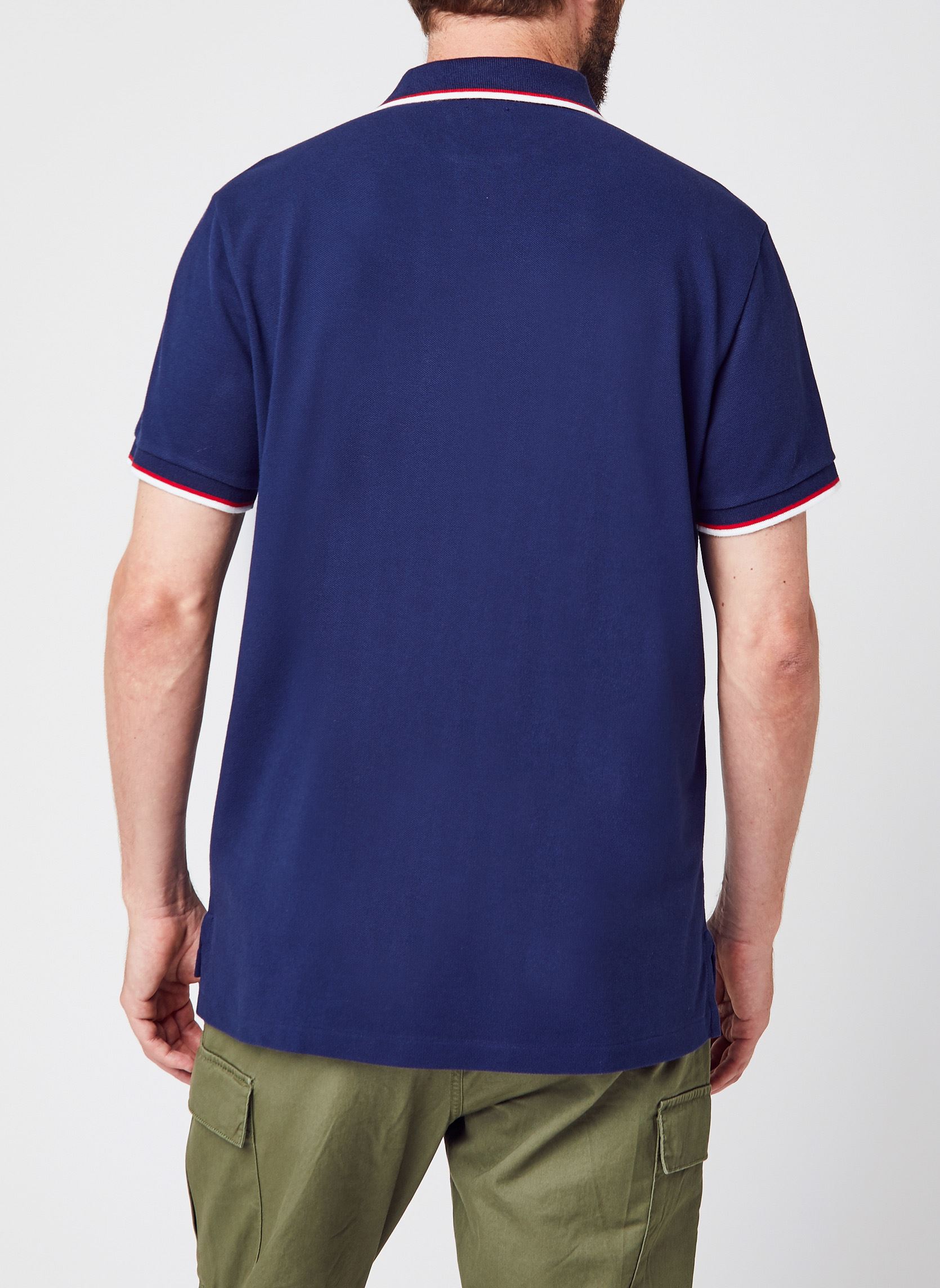 Polos Polo coupe ajustée en piqué 710842621 homme bleu Polo Ralph Lauren Polos Polo coupe ajustée en piqué 710842621 homme bleu NEWPORT NAVYC3870