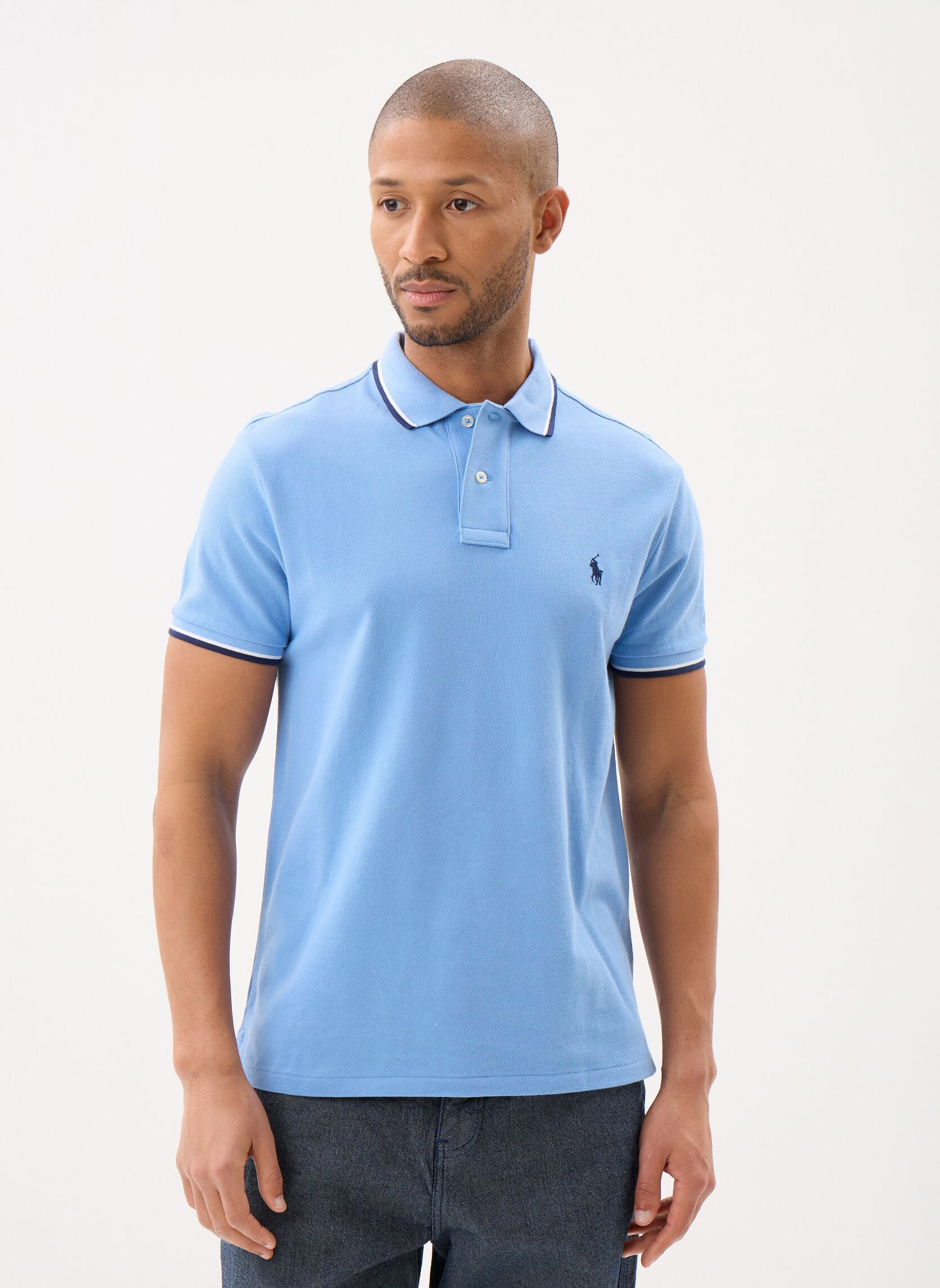 Vêtements Polo Ralph Lauren Polo coupe ajustée en piqué 710842621 pour Homme - vue 1