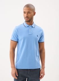 Polos Polo coupe ajustée en piqué 710842621 homme blanc