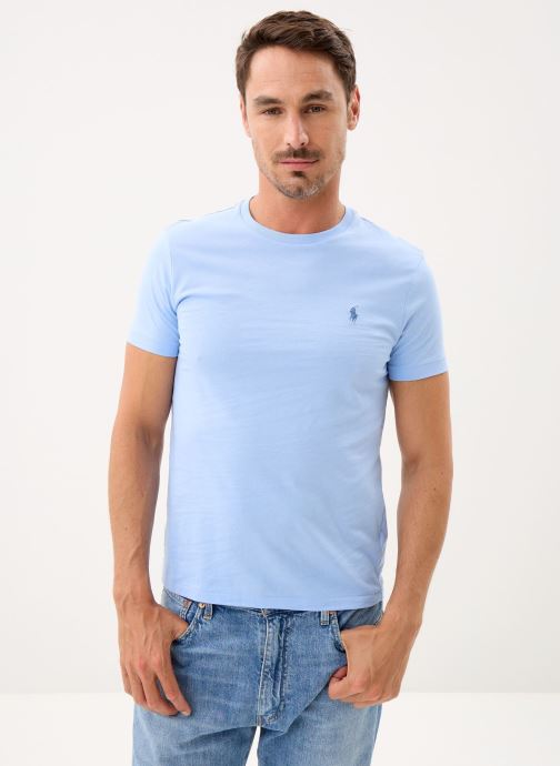 Polo Ralph Lauren T-shirts T-shirt ajusté à col rond en jersey 7106 heren blauw