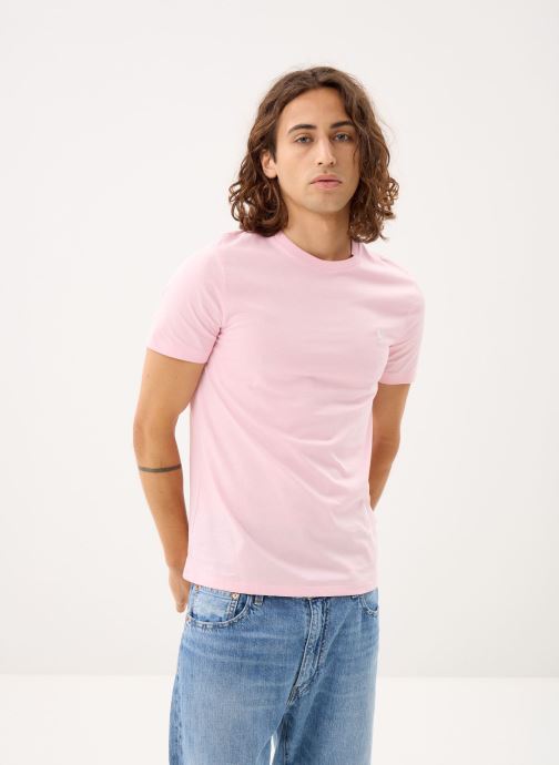 Polo Ralph Lauren T-shirts T-shirt ajusté à col rond en jersey 7106 heren roze