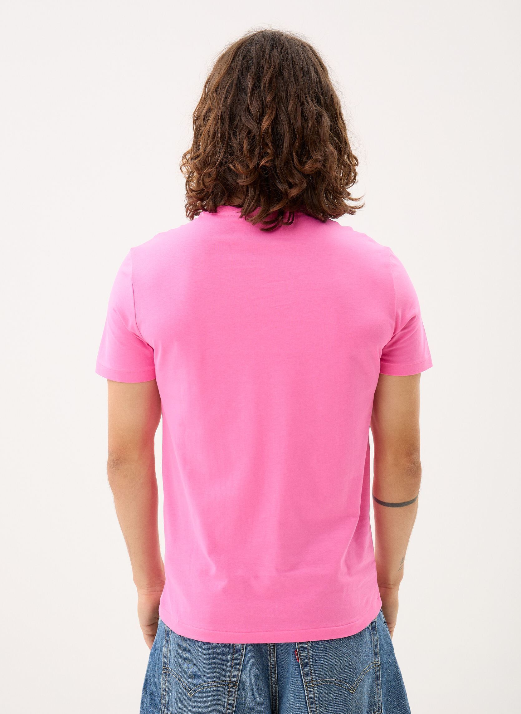 T-Shirts T-shirt ajusté à col rond en jersey 7106 herren rosa Polo Ralph Lauren T-Shirts T-shirt ajusté à col rond en jersey 7106 herren rosa BAJA PINK/C6995