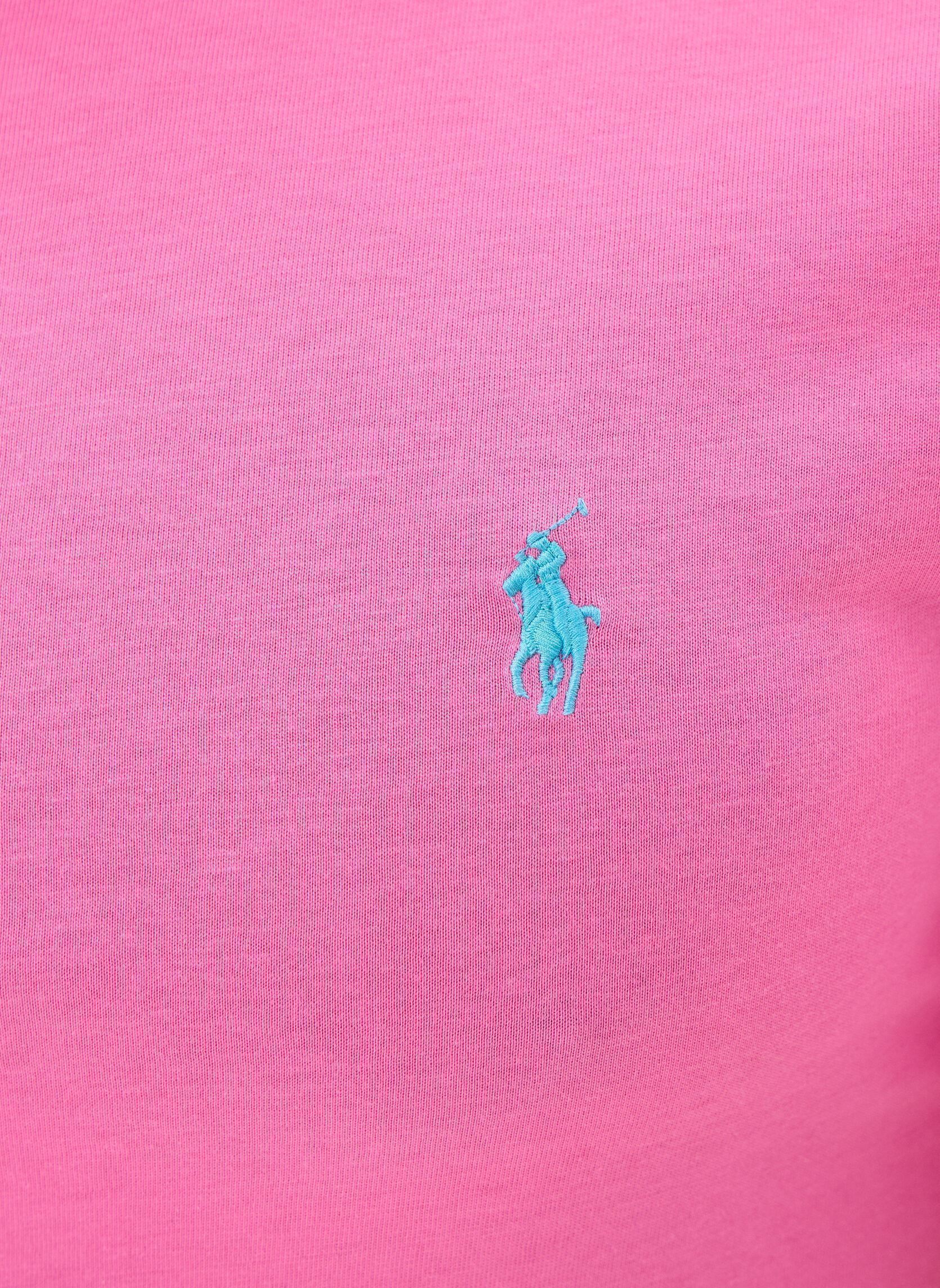 T-Shirts T-shirt ajusté à col rond en jersey 7106 herren rosa Polo Ralph Lauren T-Shirts T-shirt ajusté à col rond en jersey 7106 herren rosa BAJA PINK/C6995