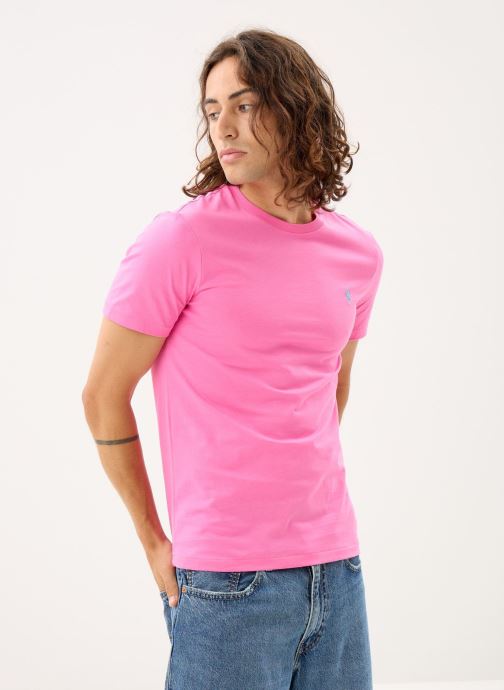 Polo Ralph Lauren T-shirts T-shirt ajusté à col rond en jersey 7106 heren roze