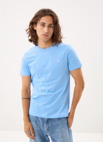 Magliette T-shirt ajusté à col rond en jersey 7106 uomo rosa