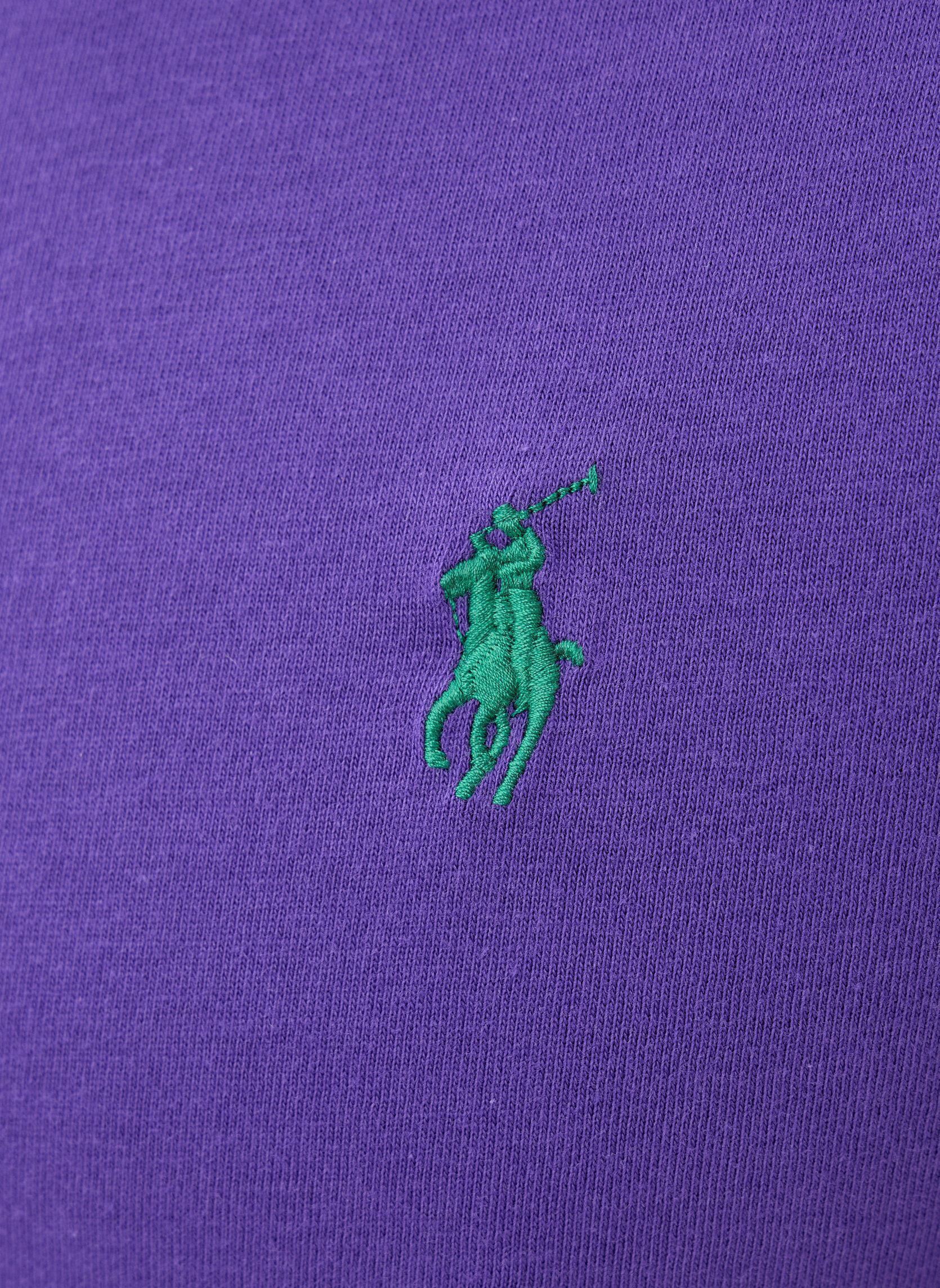 Tee-shirts T-shirt ajusté à col rond en jersey 7106 homme violet Polo Ralph Lauren Tee-shirts T-shirt ajusté à col rond en jersey 7106 homme violet CABANA PURPLE/C5223
