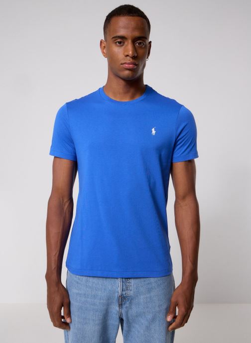Polo Ralph Lauren T-shirts T-shirt ajusté à col rond en jersey 7106 heren blauw