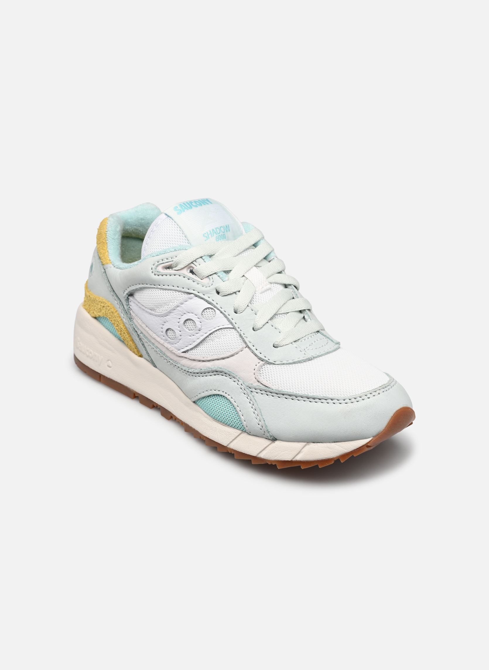 Lage sneakers Shadow 6000 W dames blauw Saucony Lage sneakers Shadow 6000 W dames blauw Turquoise/Yellow