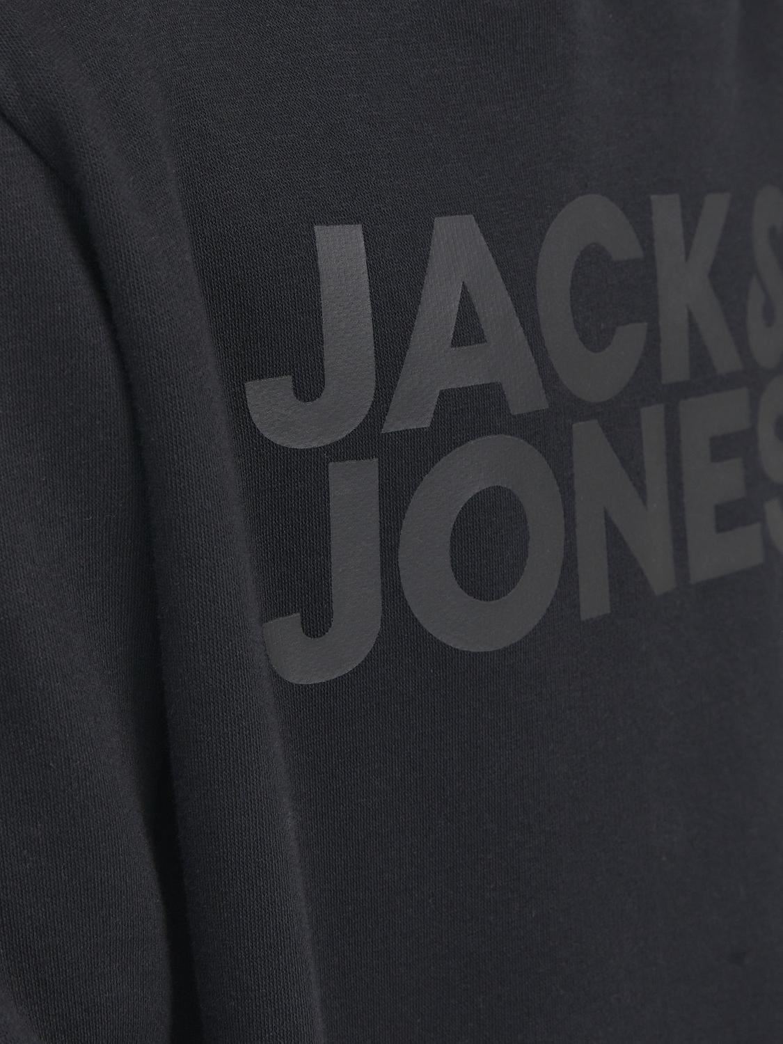 Sweats à capuche Jjecorp Logo Sweat Hood Noos Jr garçon noir Jack & Jones Sweats à capuche Jjecorp Logo Sweat Hood Noos Jr garçon noir BLACK