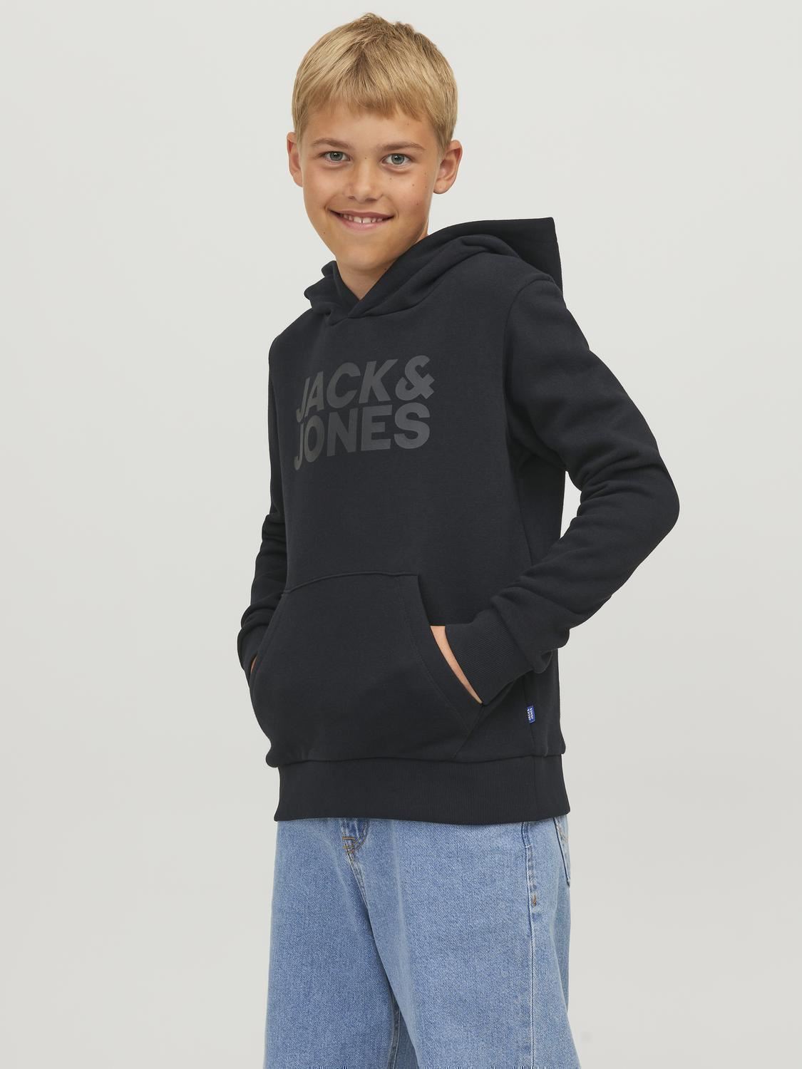 Vêtements Jack & Jones Jjecorp Logo Sweat Hood Noos Jnr pour Accessoires - vue 2