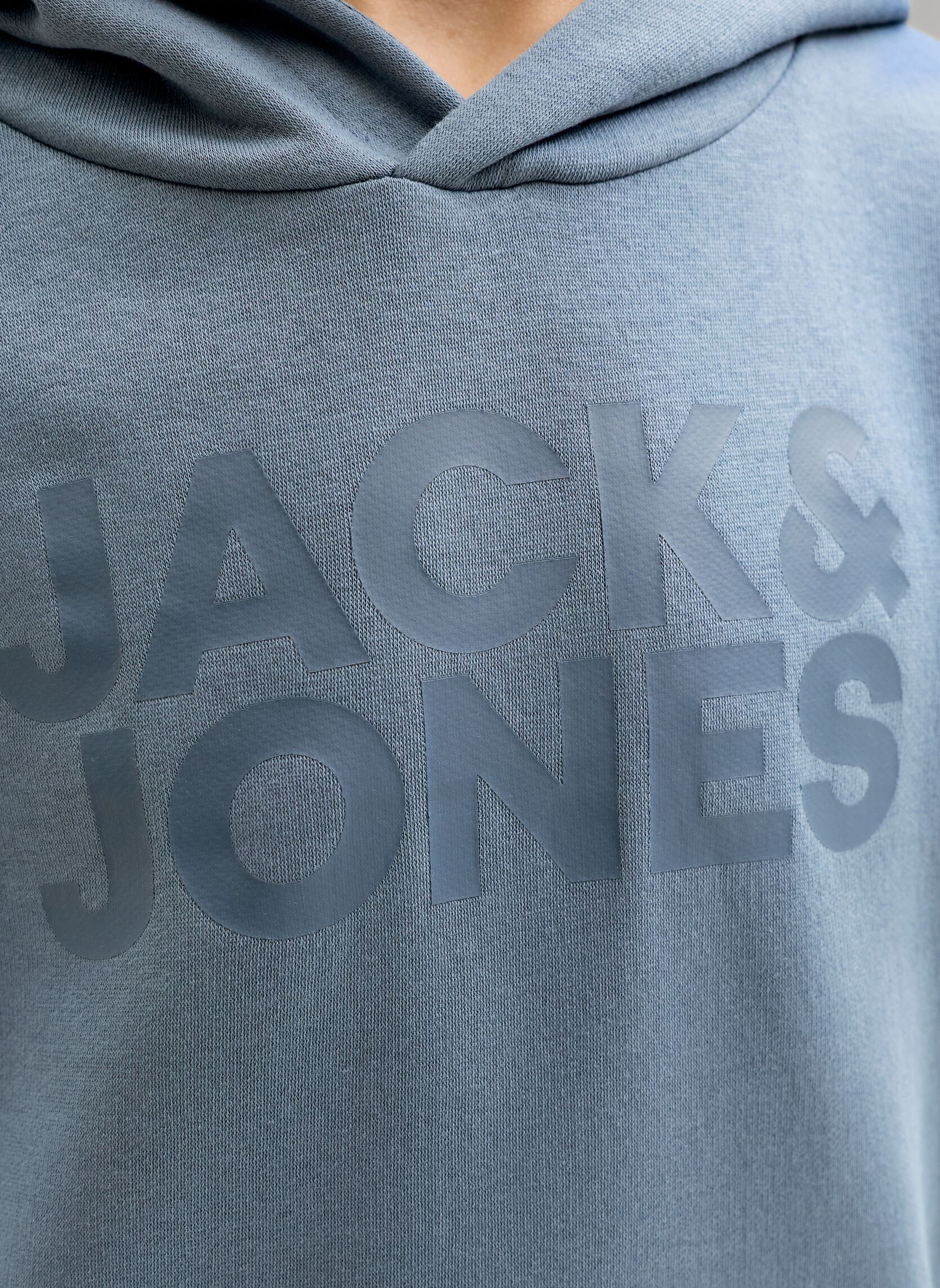 Sweats à capuche Jjecorp Logo Sweat Hood Noos Jr garçon bleu Jack & Jones Sweats à capuche Jjecorp Logo Sweat Hood Noos Jr garçon bleu Blue Mirage