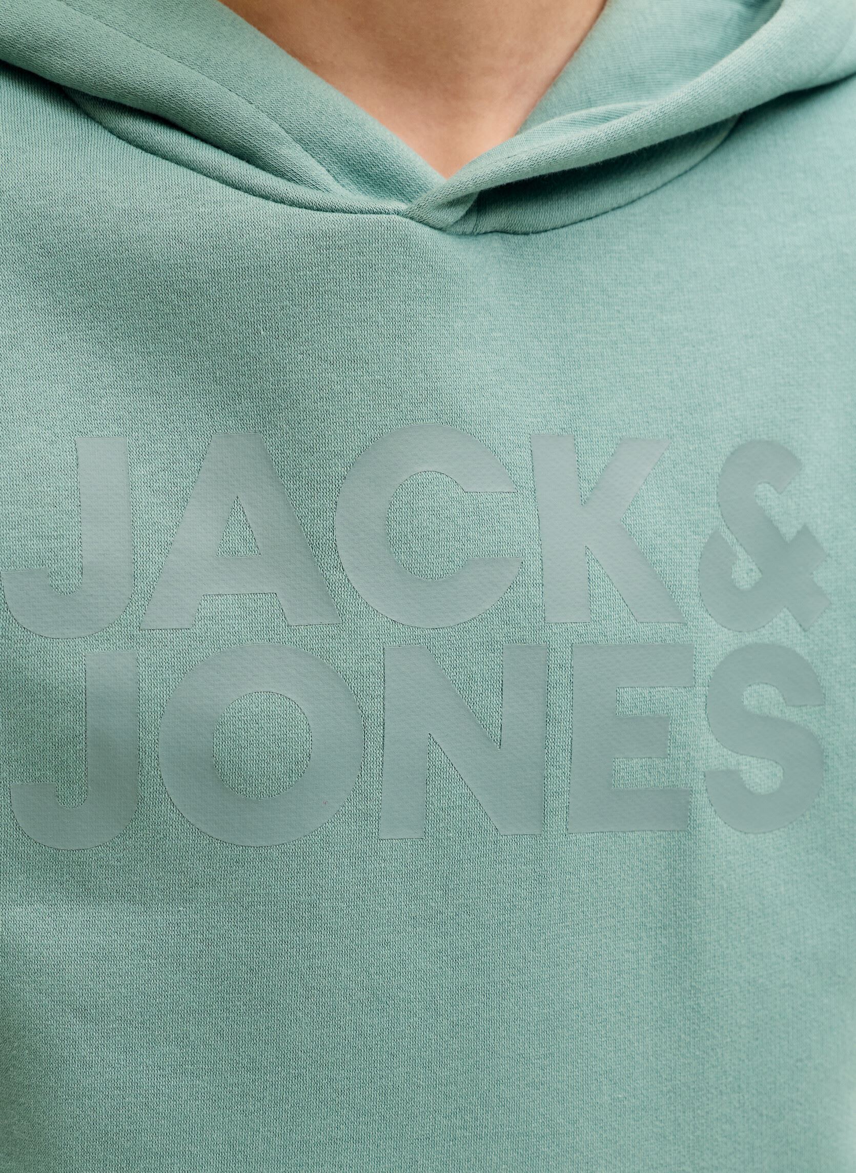 Sweats à capuche Jjecorp Logo Sweat Hood Noos Jr garçon bleu Jack & Jones Sweats à capuche Jjecorp Logo Sweat Hood Noos Jr garçon bleu Mineral blue