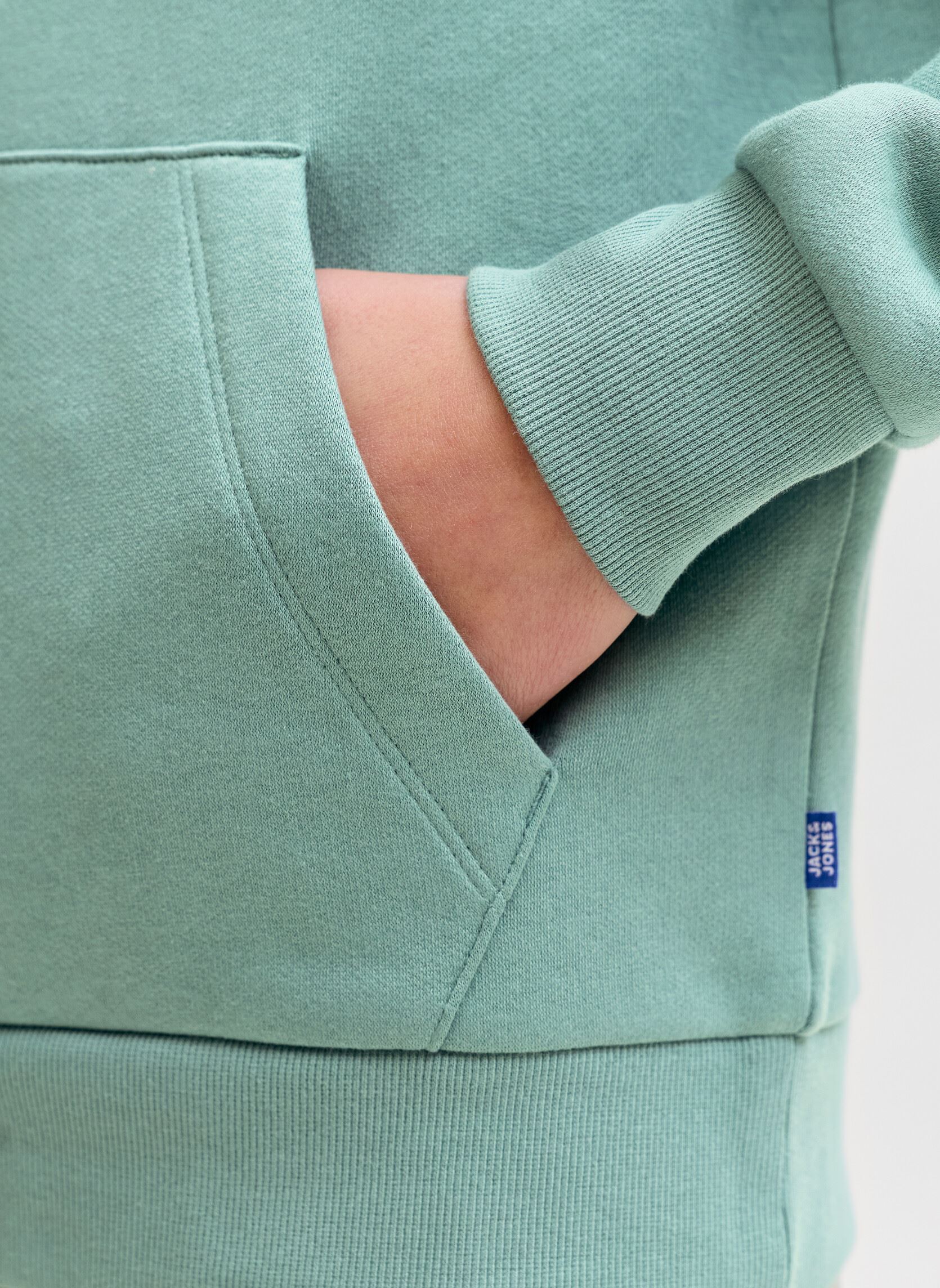 Sweats à capuche Jjecorp Logo Sweat Hood Noos Jr garçon bleu Jack & Jones Sweats à capuche Jjecorp Logo Sweat Hood Noos Jr garçon bleu Mineral blue