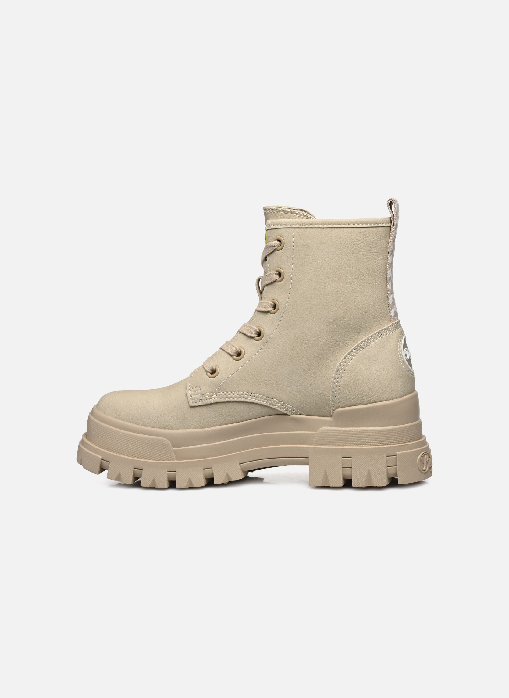 Geschnürte Stiefeletten ASPHA RLD damen beige Buffalo Geschnürte Stiefeletten ASPHA RLD damen beige CREAM
