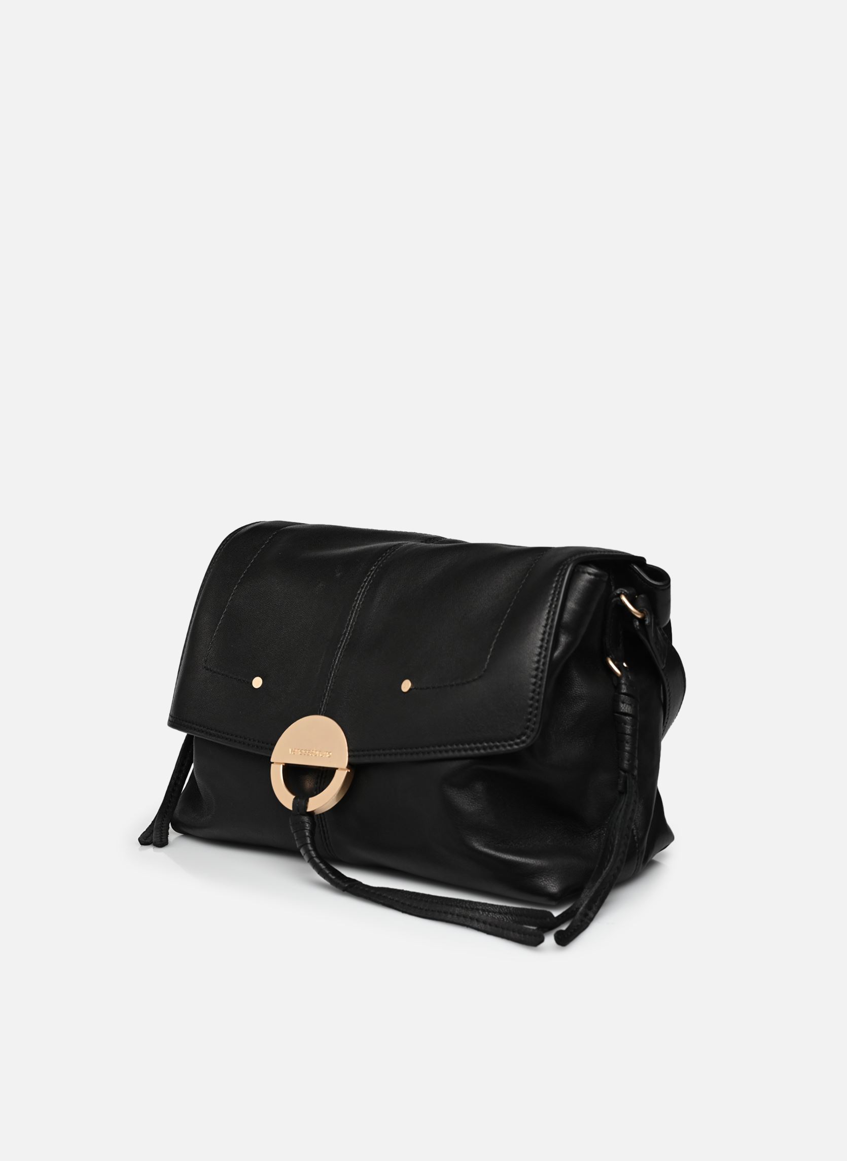 Schoudertassen Sac Crossbody Gm En Cuir Nappa dames zwart Vanessa Bruno Schoudertassen Sac Crossbody Gm En Cuir Nappa dames zwart NOIR