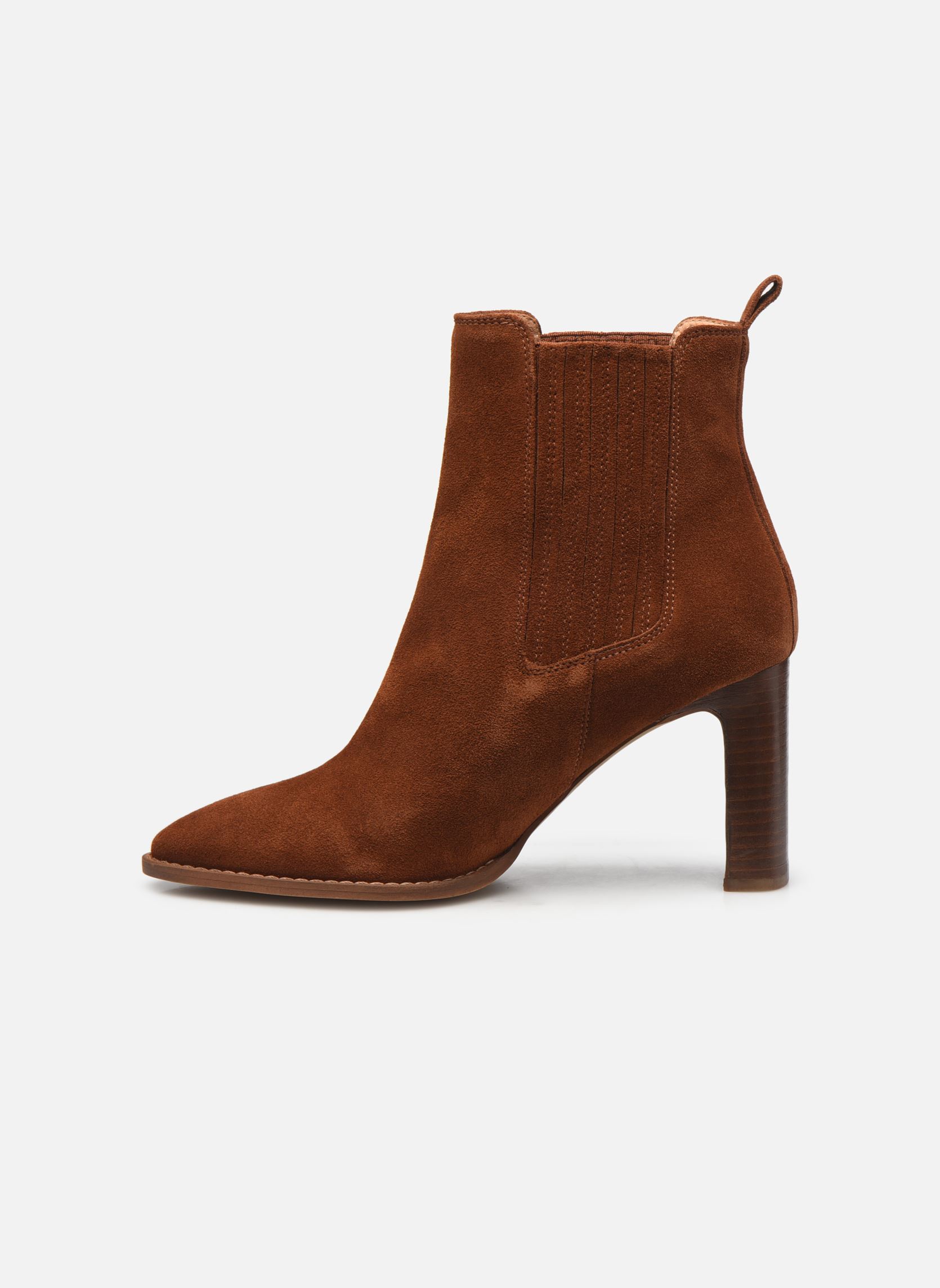 Niedrige Ankle Boots Tibiaco damen braun Georgia Rose Niedrige Ankle Boots Tibiaco damen braun COGNAC