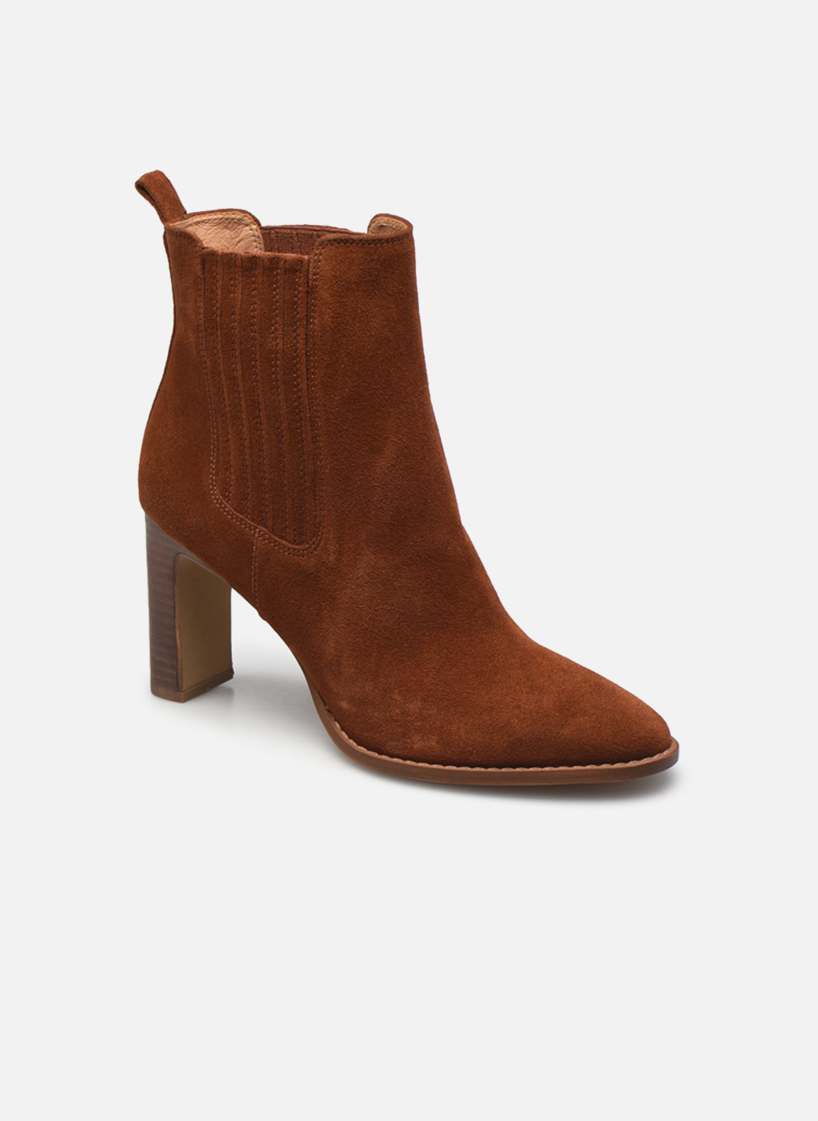 Niedrige Ankle Boots Tibiaco damen braun Georgia Rose Niedrige Ankle Boots Tibiaco damen braun COGNAC