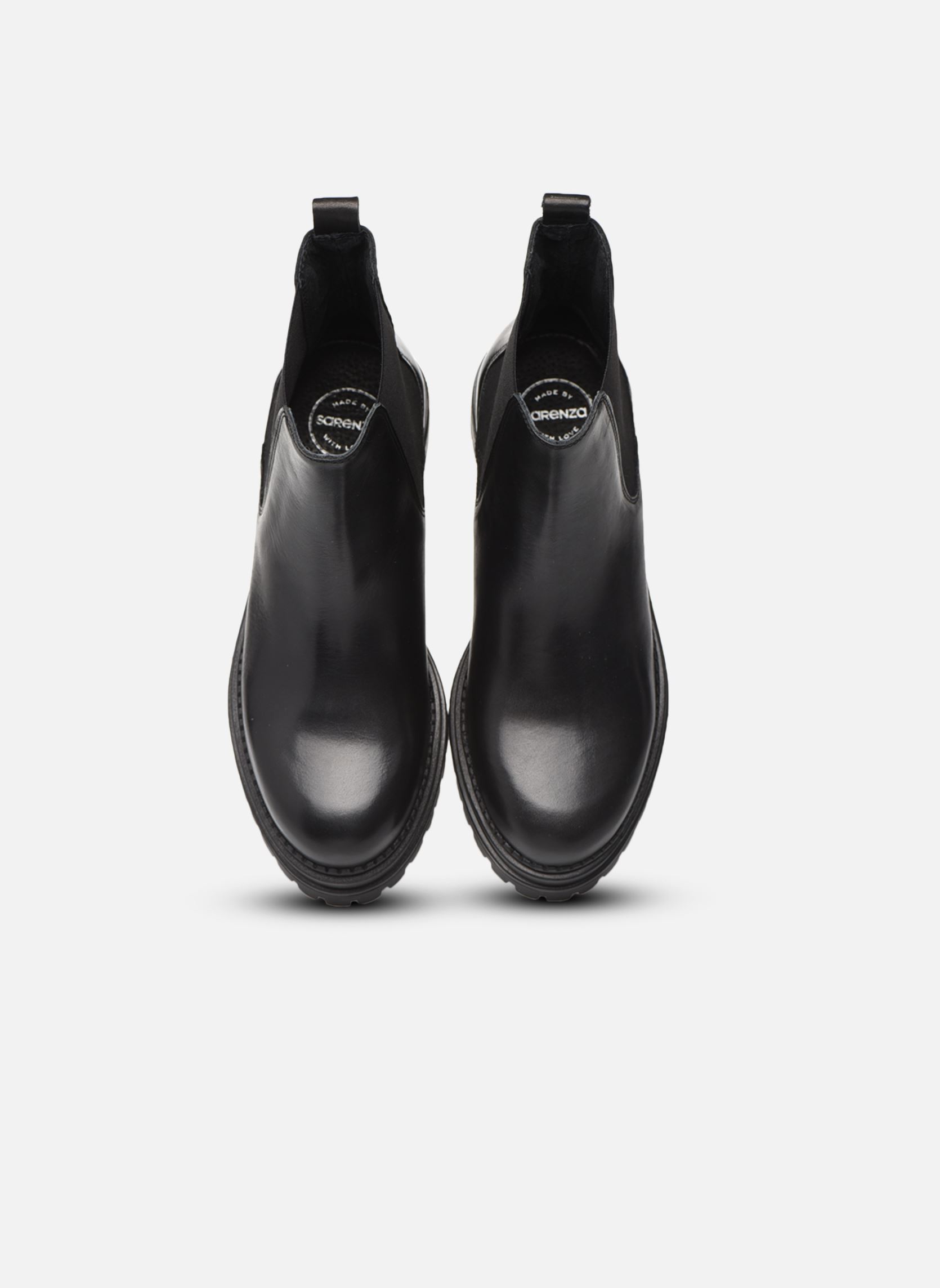 Bottines à lacets Lofi - Low Boots chelsea crantée femme noir Made By Sarenza Bottines à lacets Lofi - Low Boots chelsea crantée femme noir CUIR LISSE NOIR