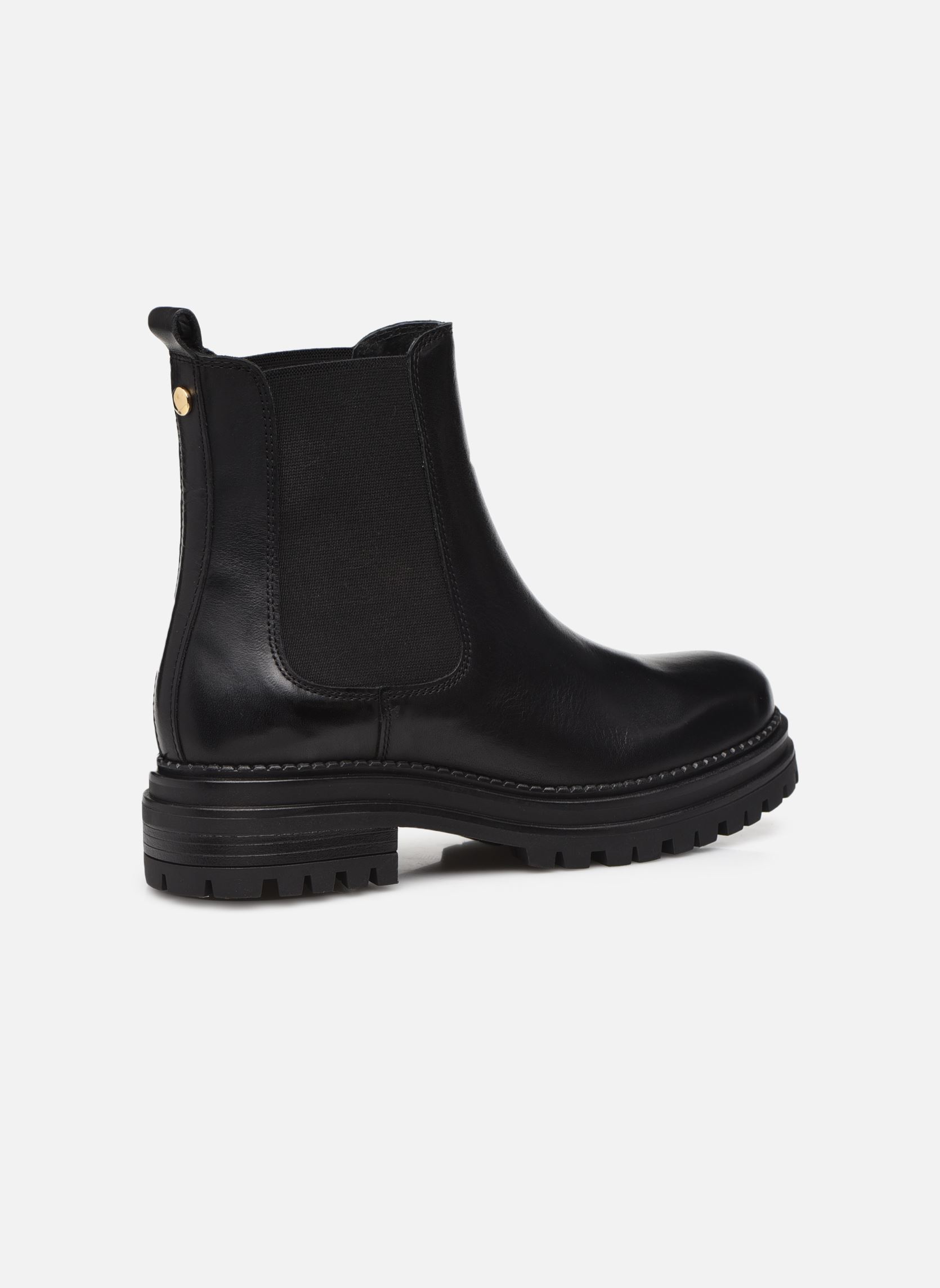 Bottines à lacets Lofi - Low Boots chelsea crantée femme noir Made By Sarenza Bottines à lacets Lofi - Low Boots chelsea crantée femme noir CUIR LISSE NOIR