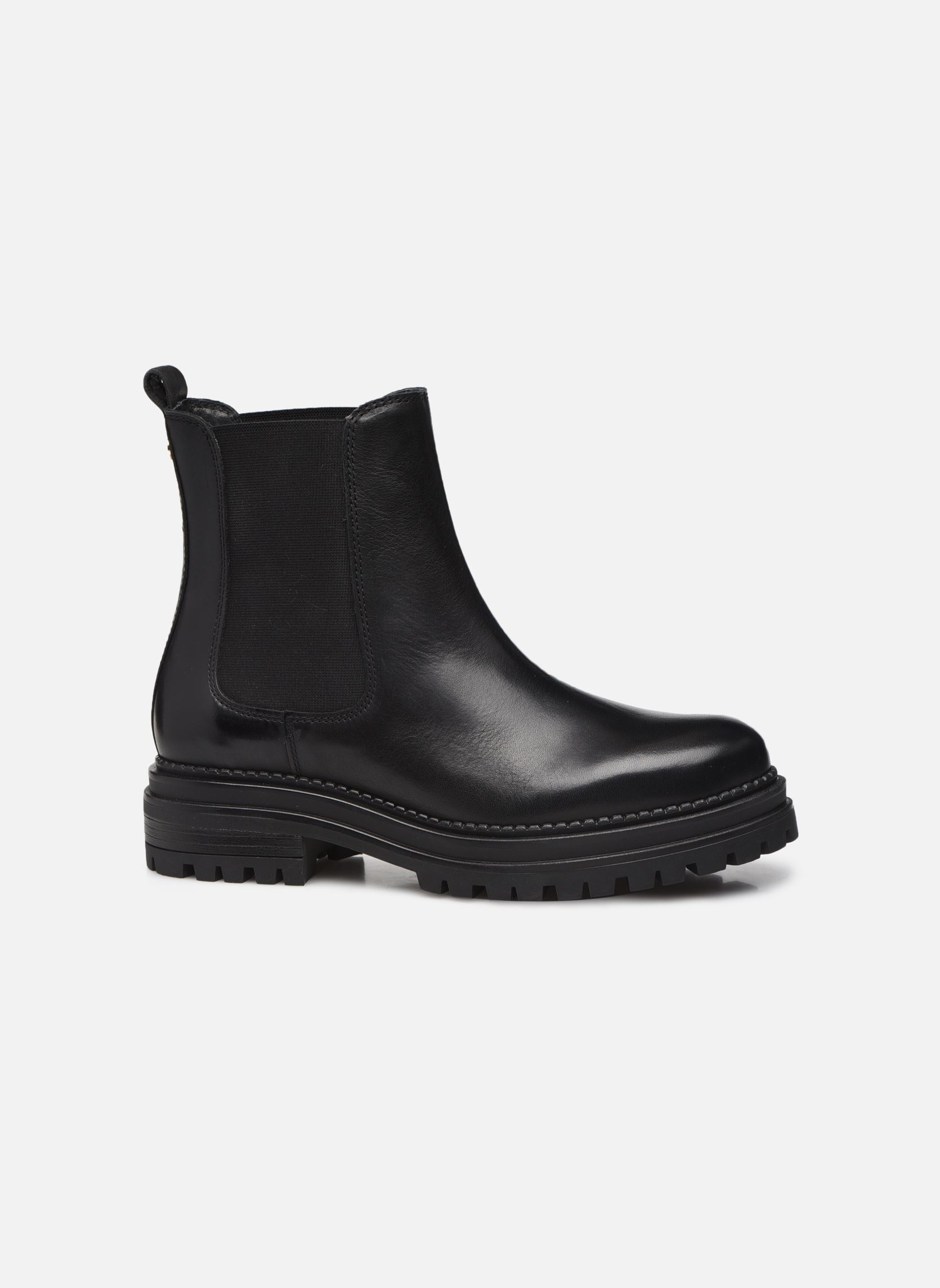 Bottines à lacets Lofi - Low Boots chelsea crantée femme noir Made By Sarenza Bottines à lacets Lofi - Low Boots chelsea crantée femme noir CUIR LISSE NOIR