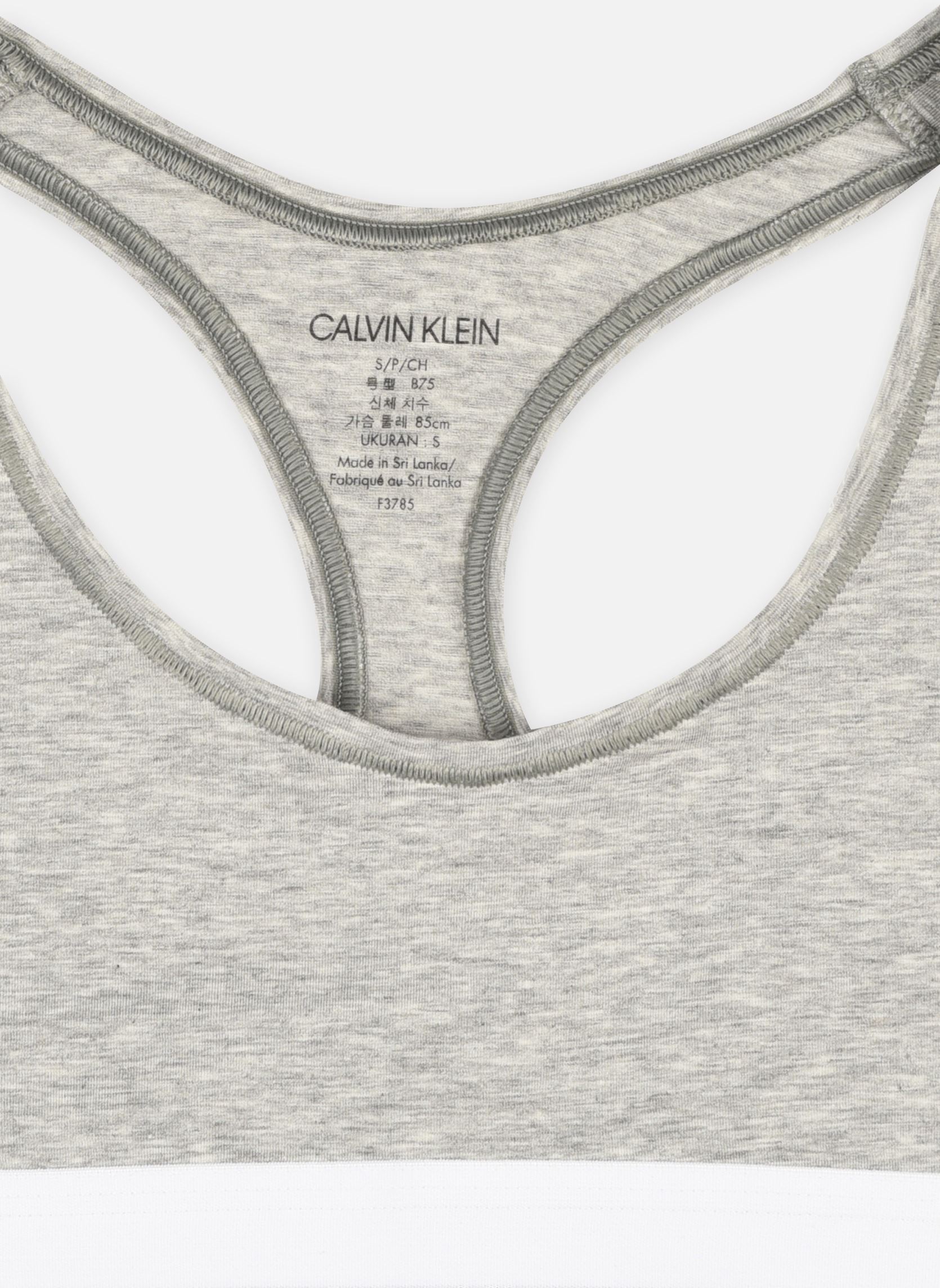 Brassières Bralette Modern Cotton 0000F3785E femme gris Calvin Klein Brassières Bralette Modern Cotton 0000F3785E femme gris GREY HEATHER