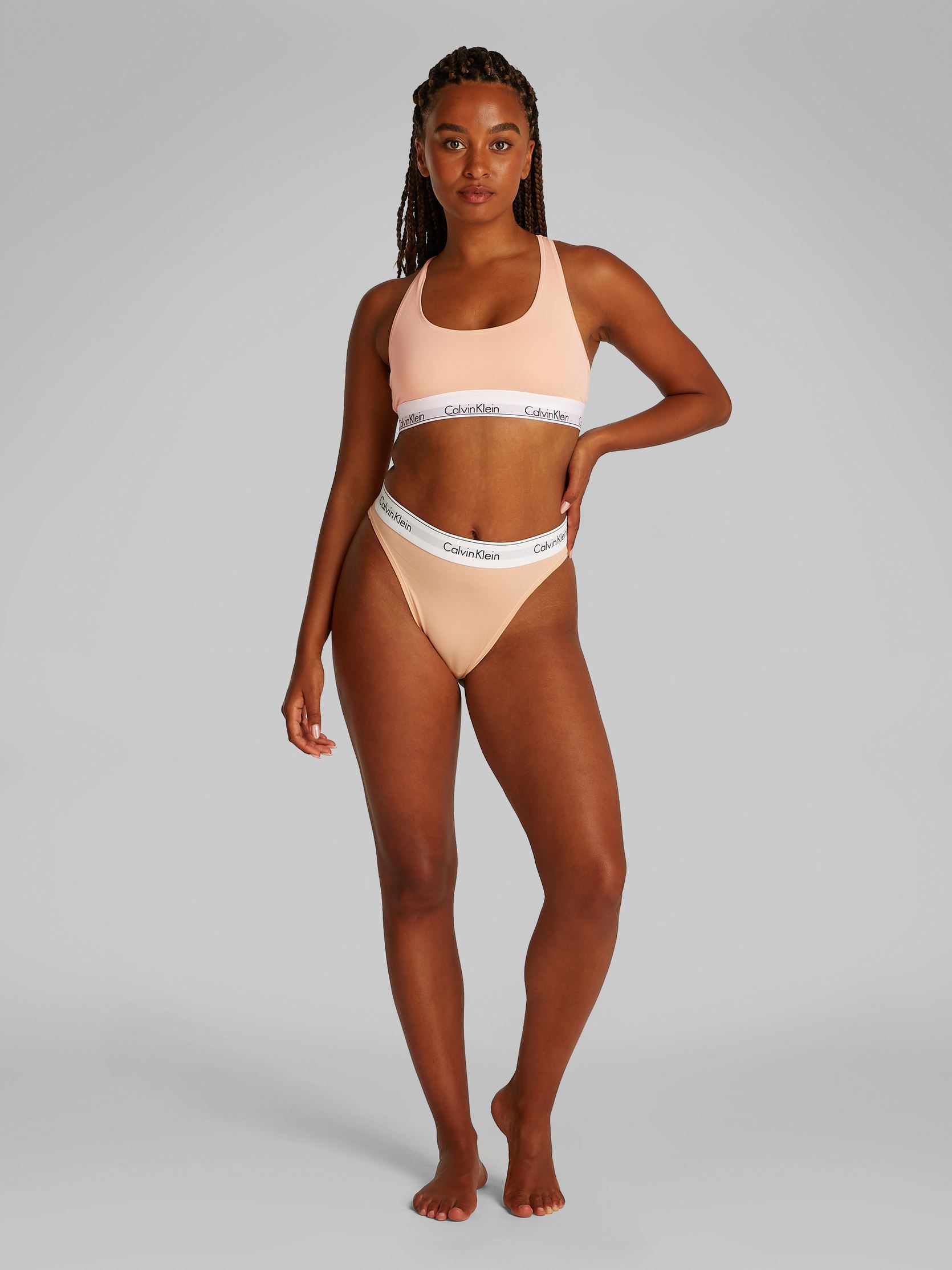 Bustiers Bralette Modern Cotton 0000F3785E damen rosa Calvin Klein Bustiers Bralette Modern Cotton 0000F3785E damen rosa MELON FRENZY