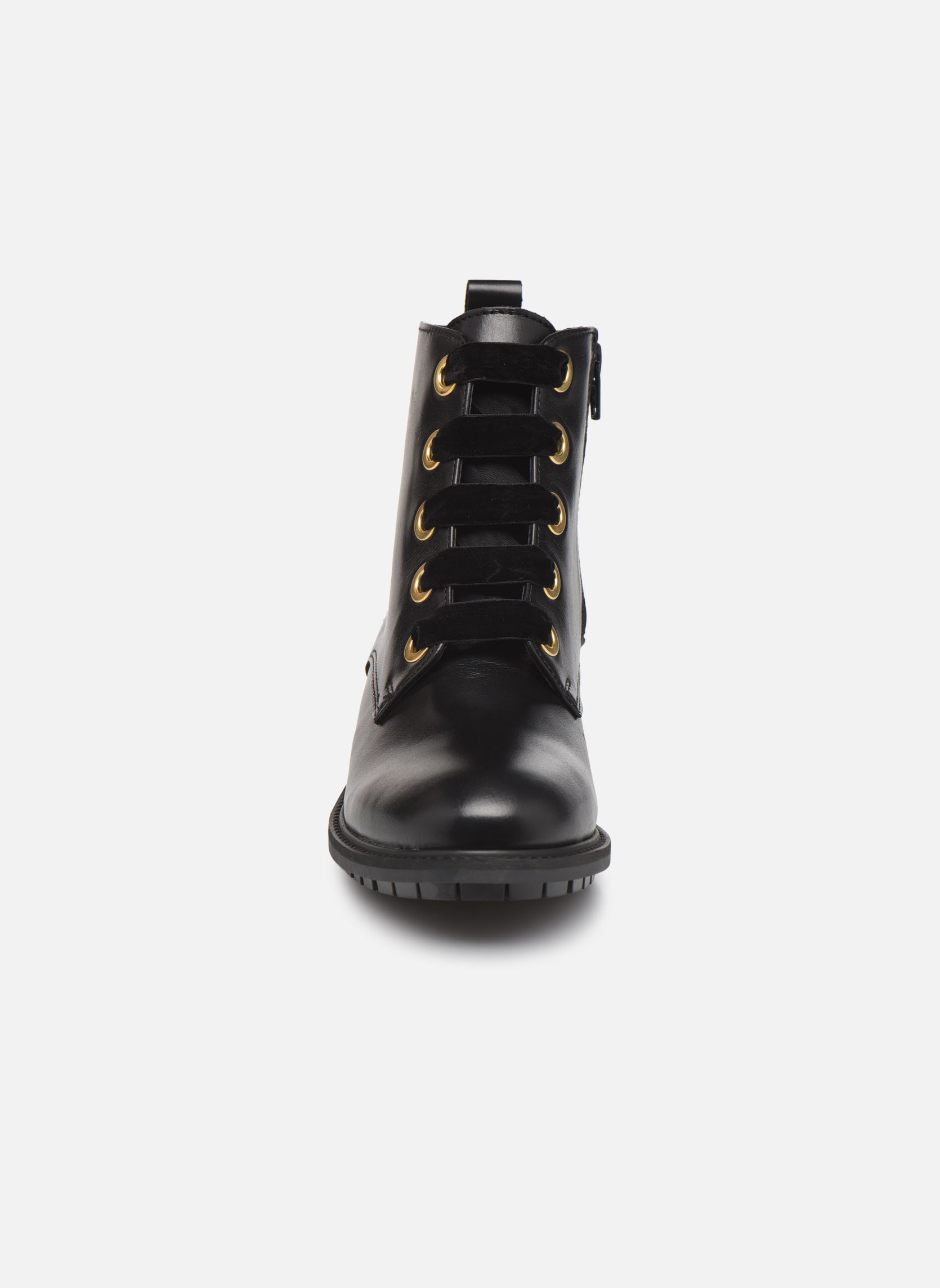 Geschnürte Stiefeletten Cina damen schwarz Georgia Rose Geschnürte Stiefeletten Cina damen schwarz NOIR